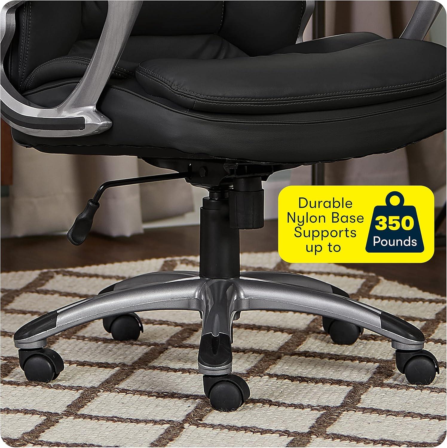 Serta Fairbanks Big and Tall High Back Executive Office and Gaming Chair with Layered Body Pillows