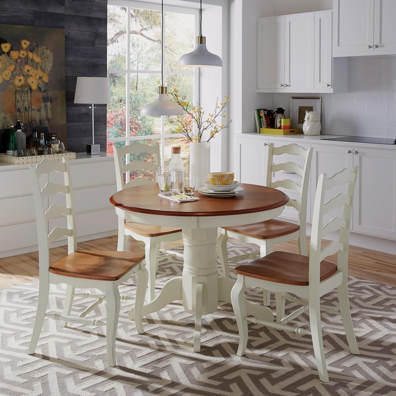 5pc French Countryside Dining Set Off White - Homestyles