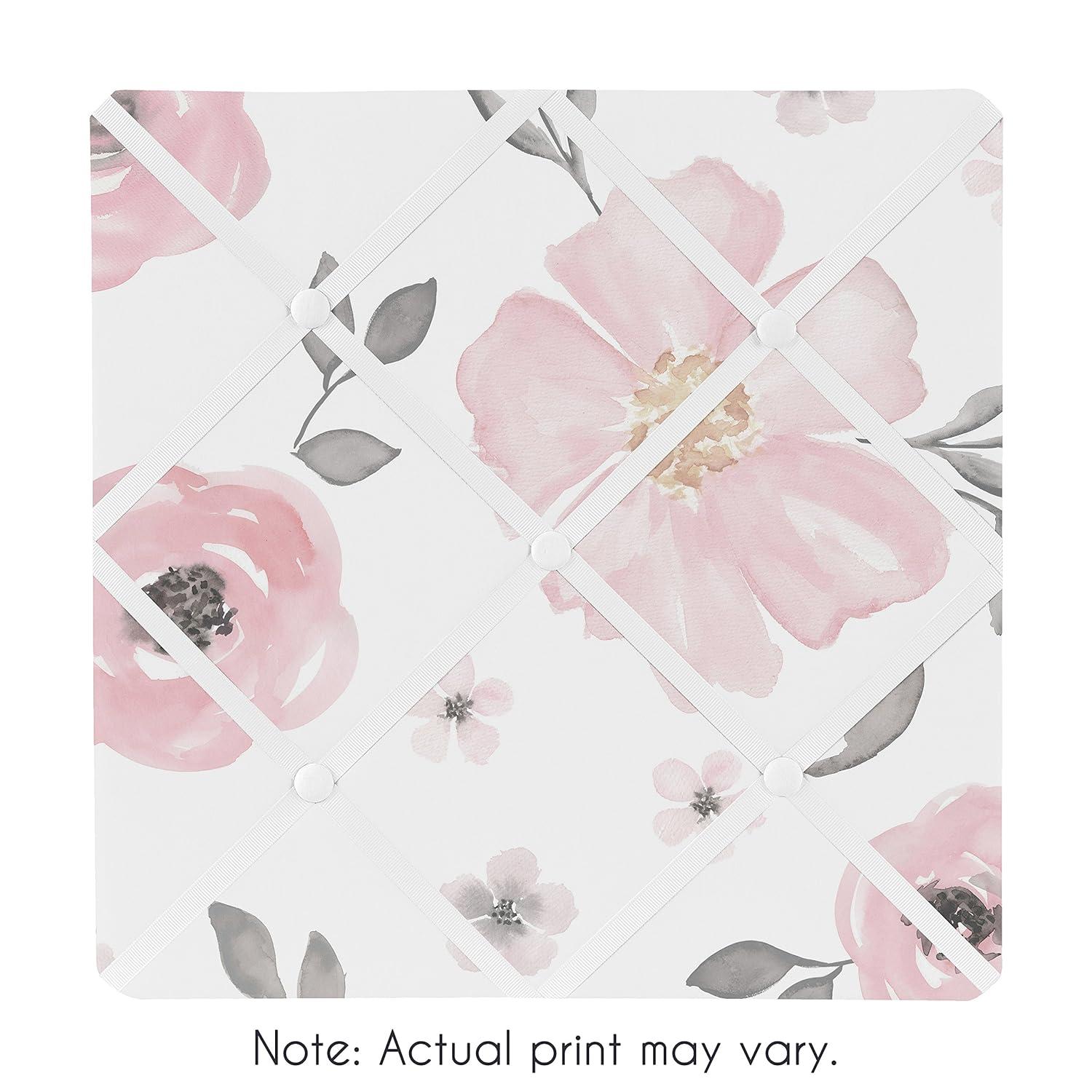 Watercolor Floral Wall Mounted Photo Memo Board