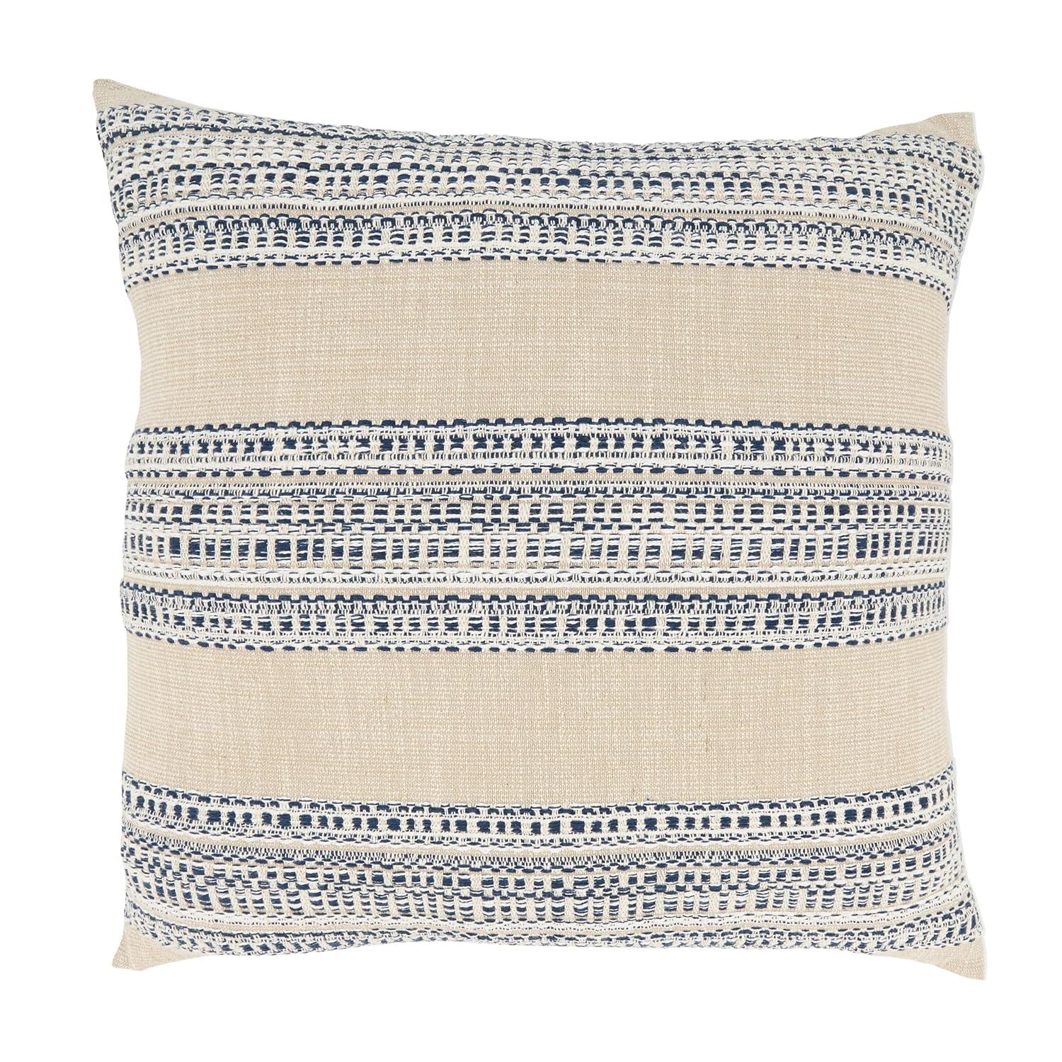 Saro Classic Charm Striped Poly Filled Throw Pillow | Wayfair