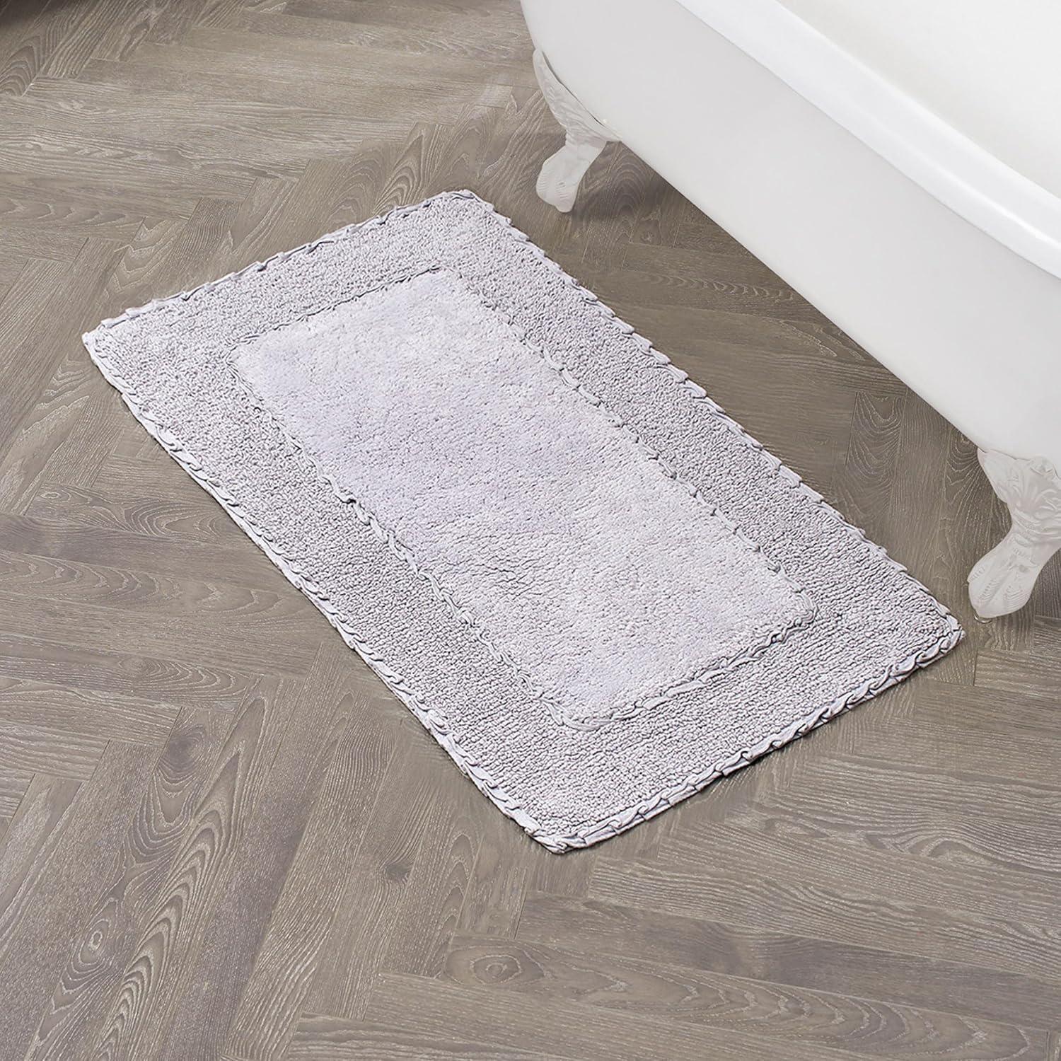 Laura Ashley Laura Ashley Ruffle 100% Cotton Bath Rugs