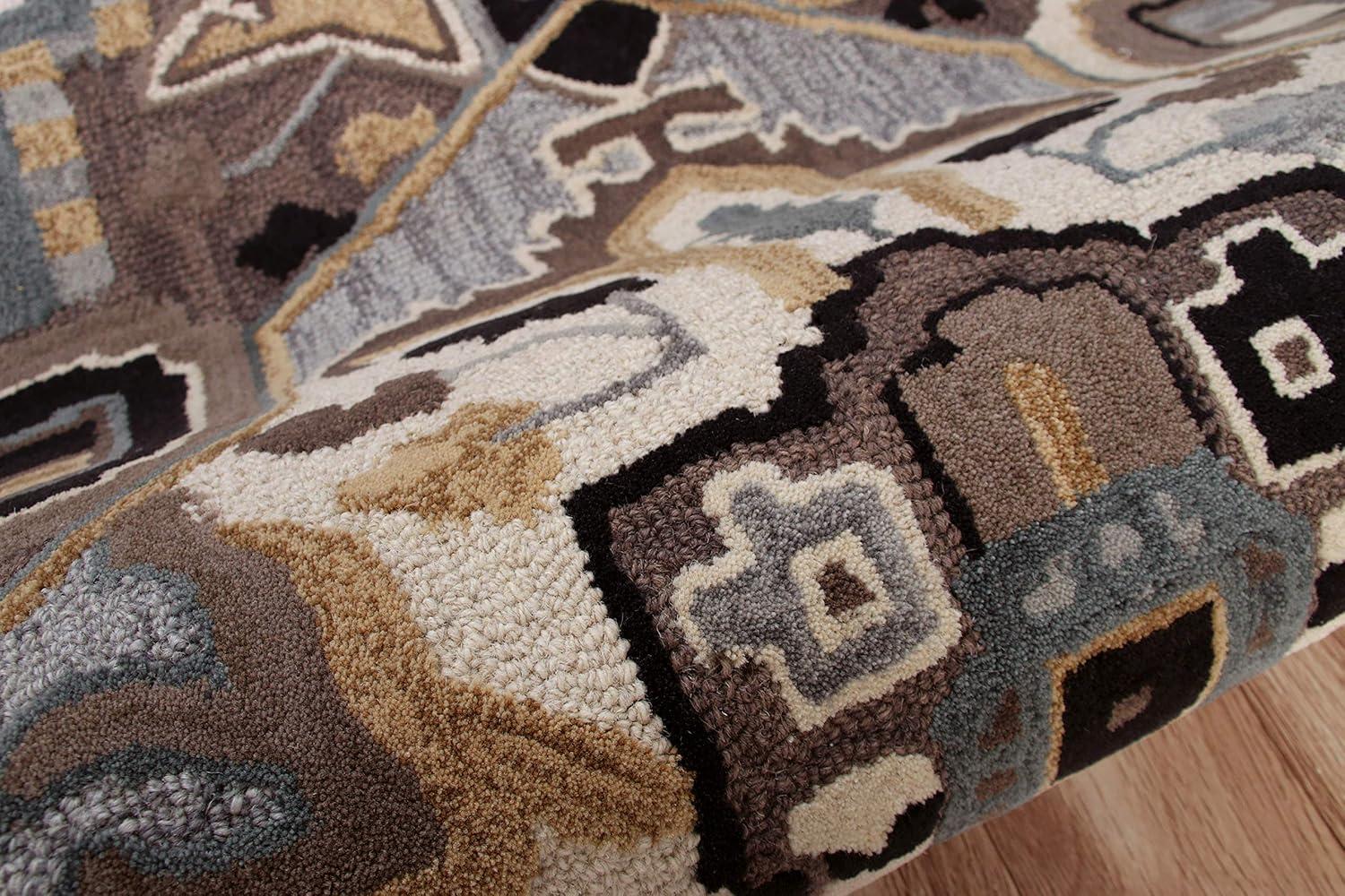 Aco Hand Tufted Southwestern Indoor Rug