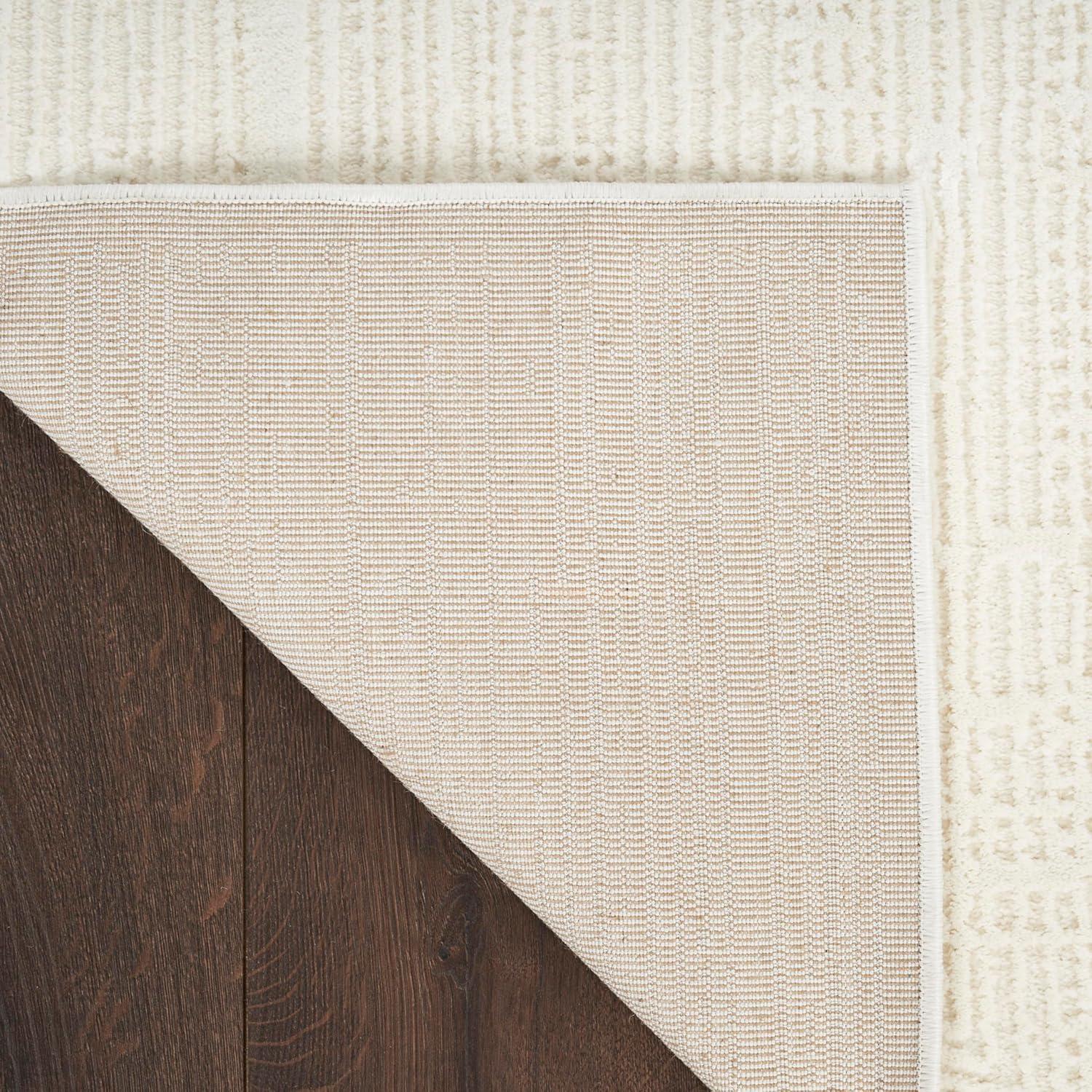 Nourison Eco-Friendly Contemporary Ivory 9' x 12' Area Rug (9x12)