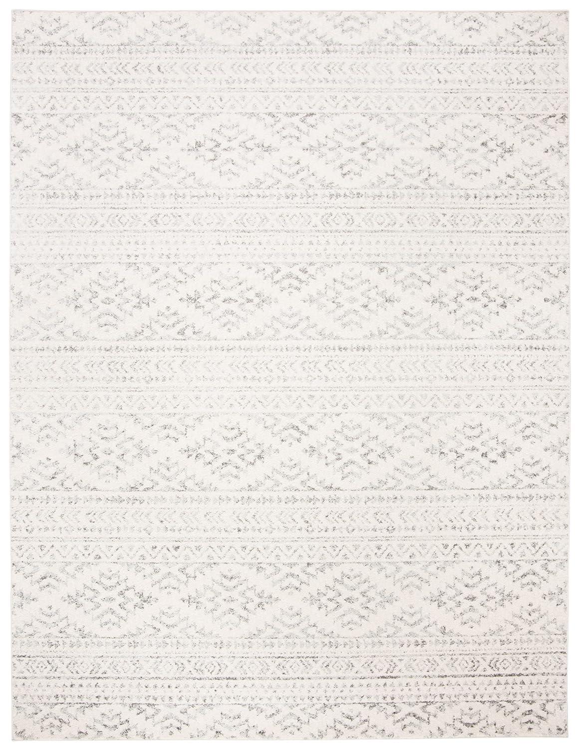 Tulum TUL272 Power Loomed Area Rug - Ivory/Grey - 8'9"x11'9" - Safavieh.