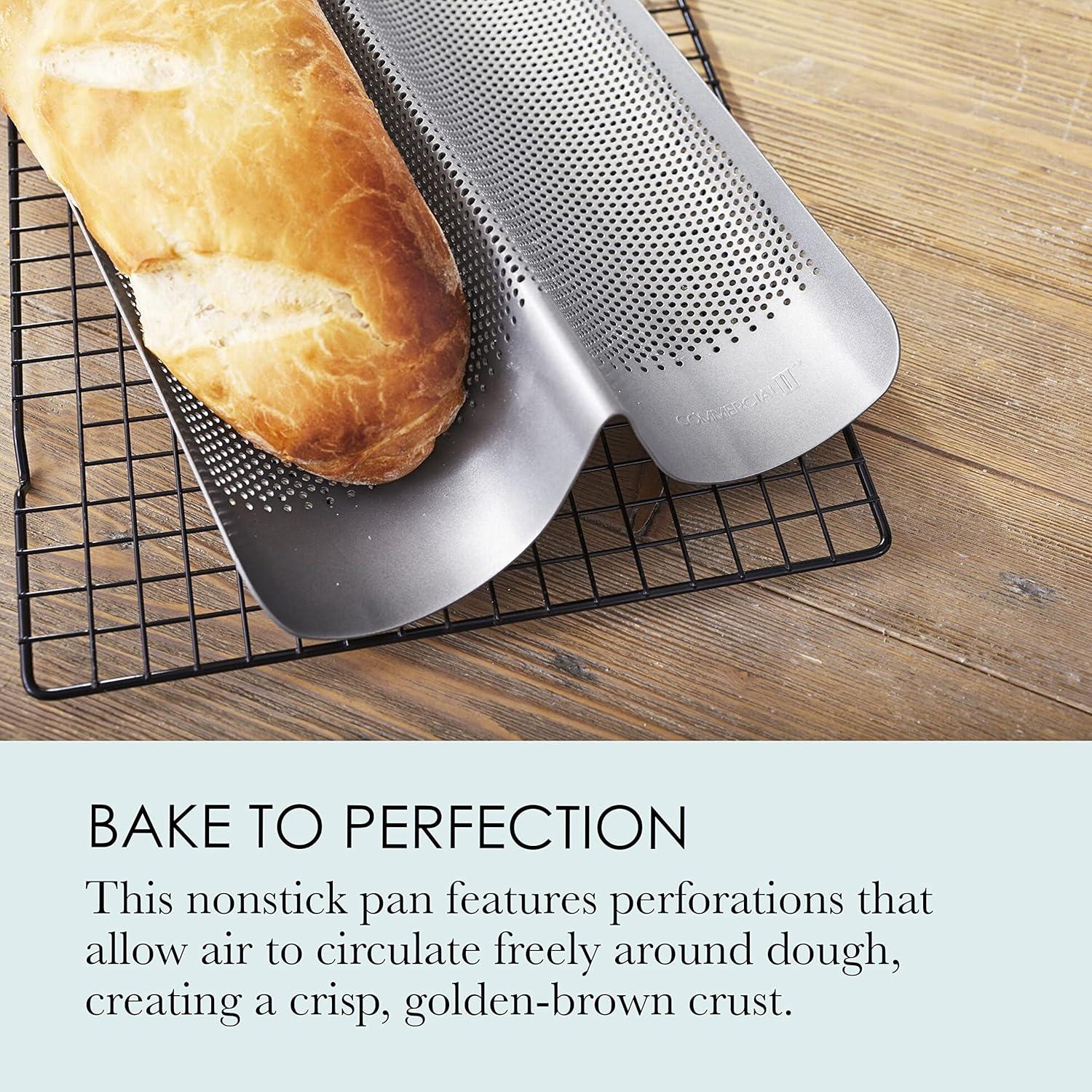 Chicago Metallic Chicago Metallic Commercial II Non-Stick Perforated French Bread Pan