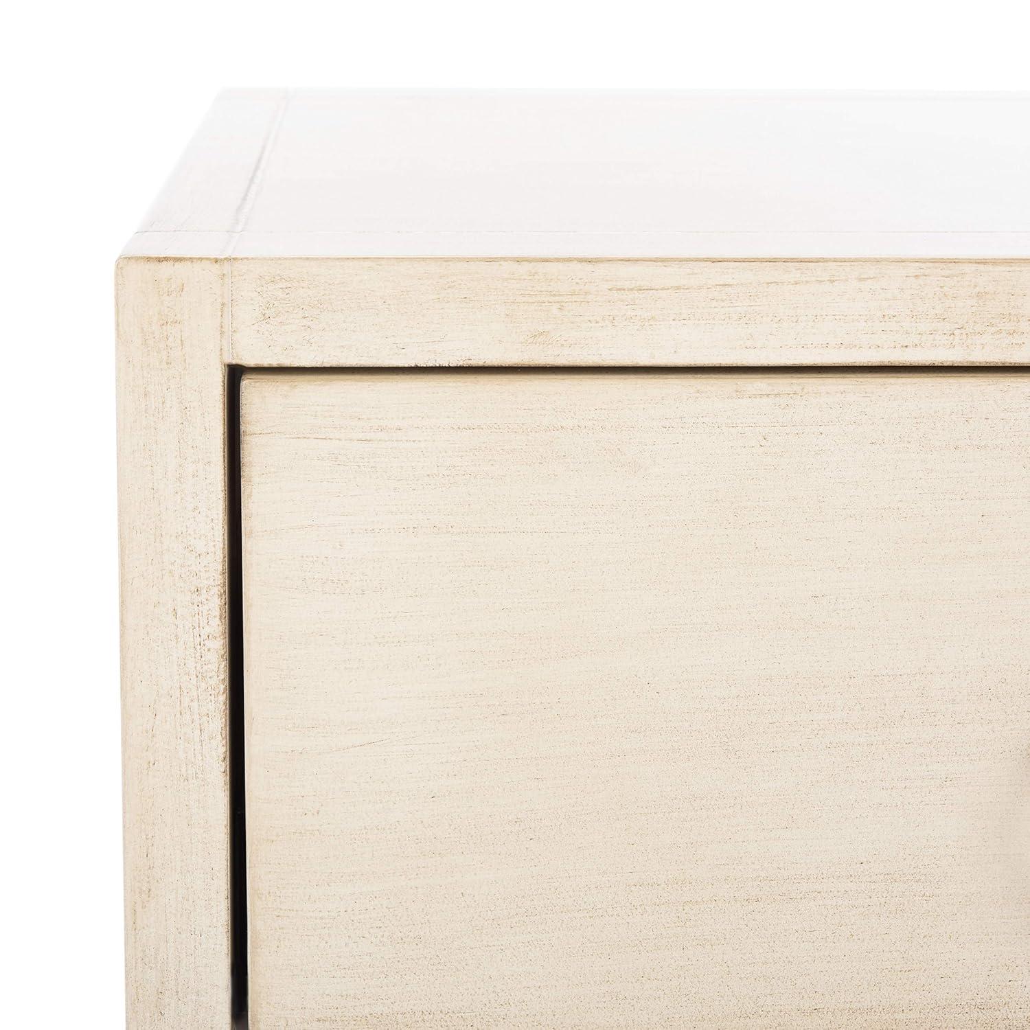 Odilia 1 Drawer Nightstand - Antique White - Safavieh.