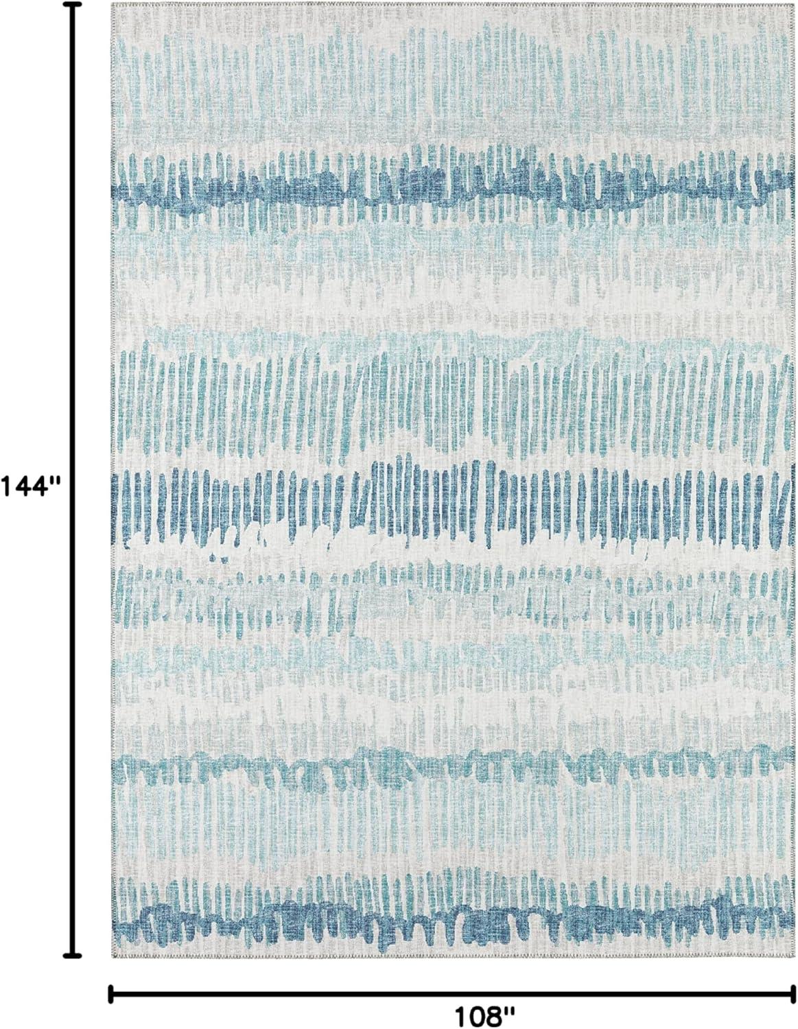 Addison Rugs Indoor/Outdoor Rylee Sketches Washable Rug New. Blue - 9' x 12'