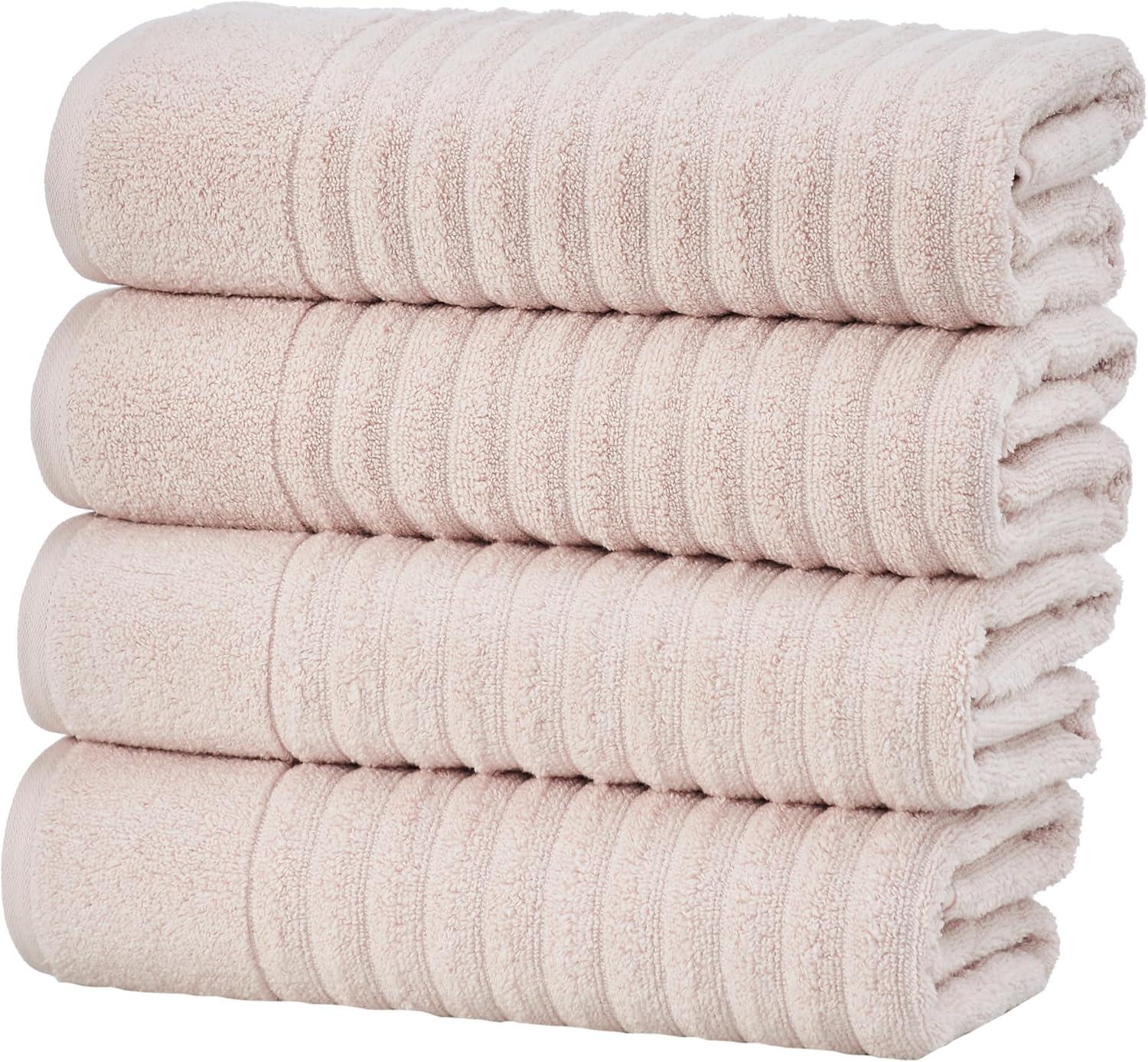 Combed Cotton Ribbed Texture Towel Set - Great Bay Home