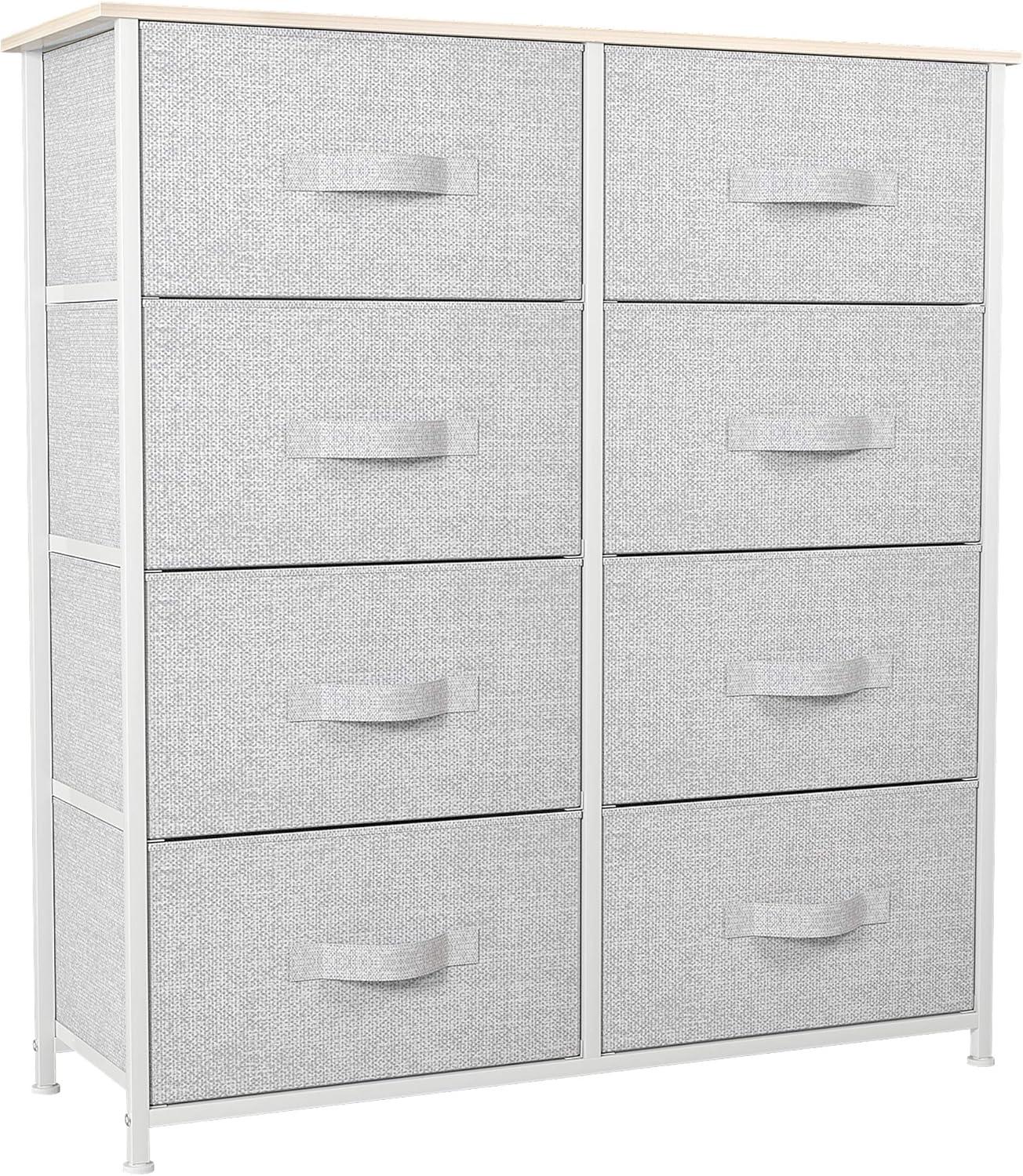 YITAHOME 8 Drawers Dresser Bedroom Unit Shelf Organizer Storage Tower Cabinet