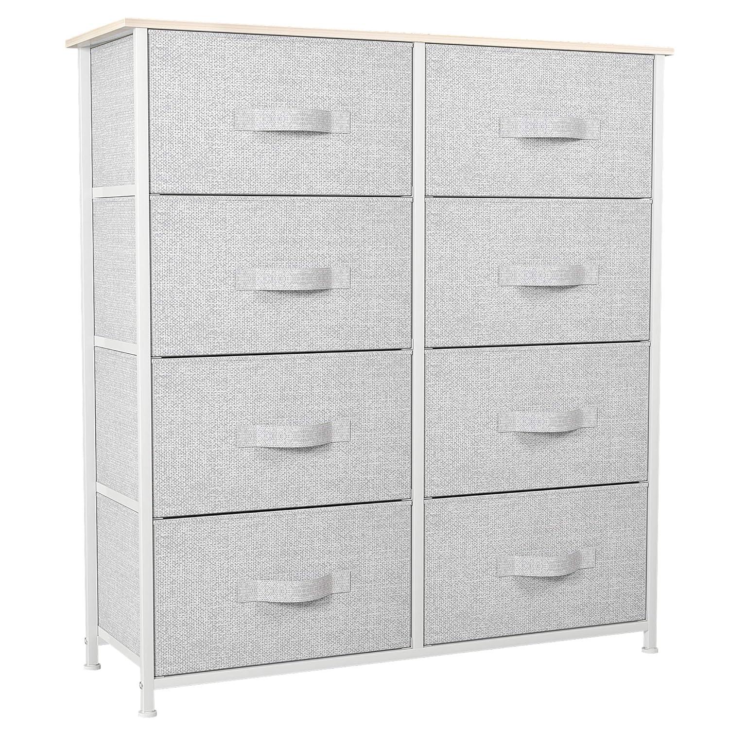 YITAHOME 8 Drawers Dresser Bedroom Unit Shelf Organizer Storage Tower Cabinet