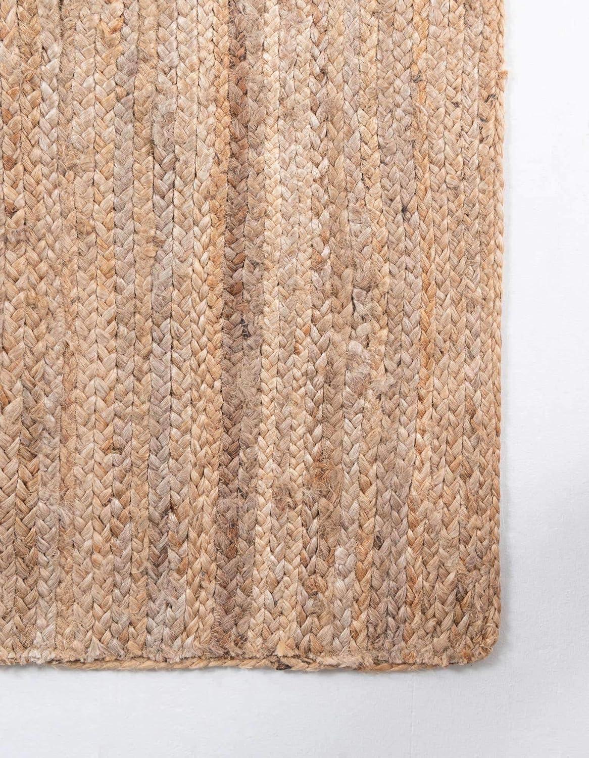 Unique Loom Braided Jute Area Rug