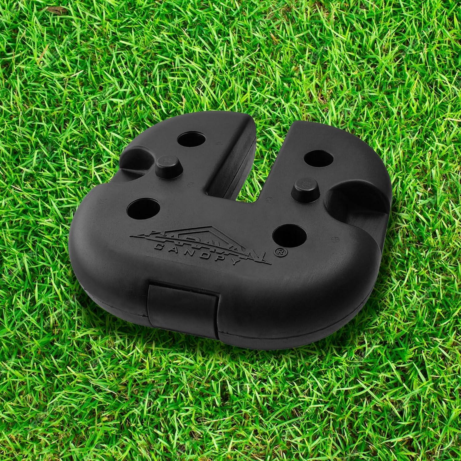Caravan Canopy Caravan Canopy Black Plastic Weight for Canopy (Set of 4)