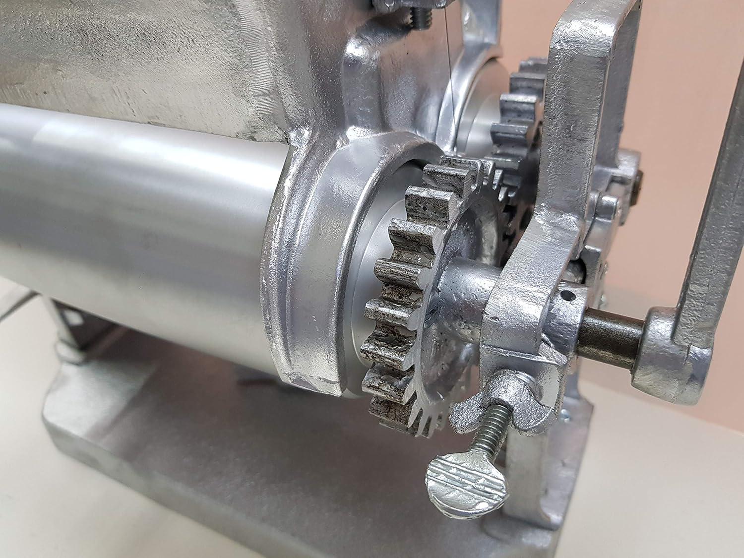 Gonzalez Aluminum Manual Corn Tortilla Maker with Adjustable Rollers