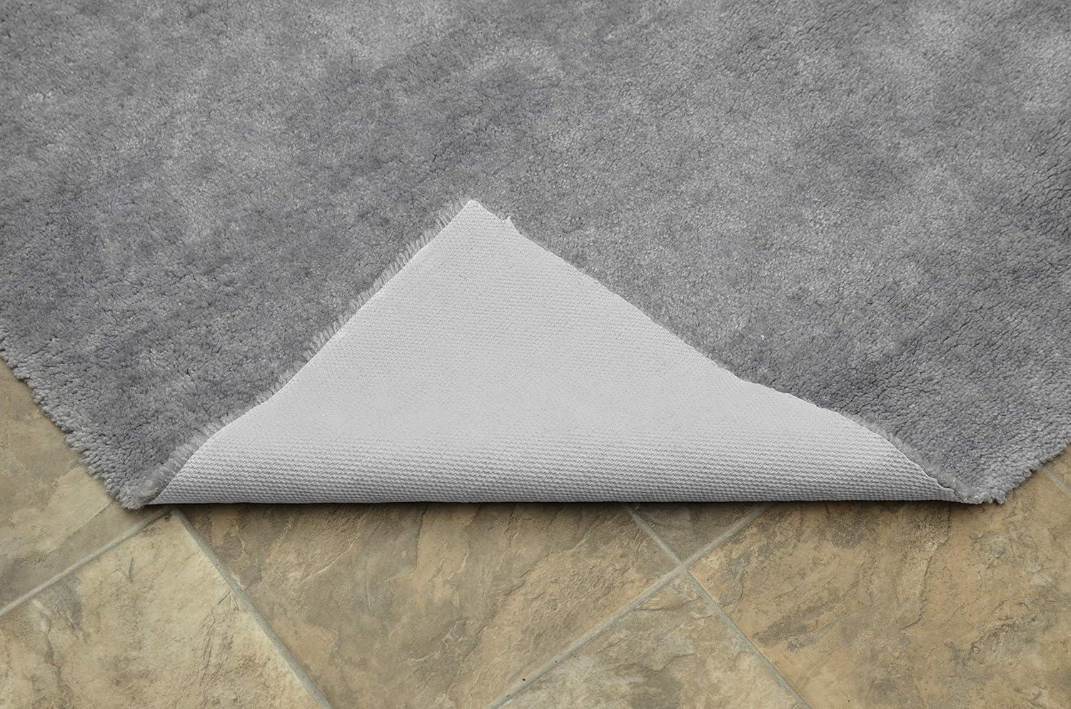 5'x6' Washable Bathroom Carpet Platinum Gray - Garland Rug