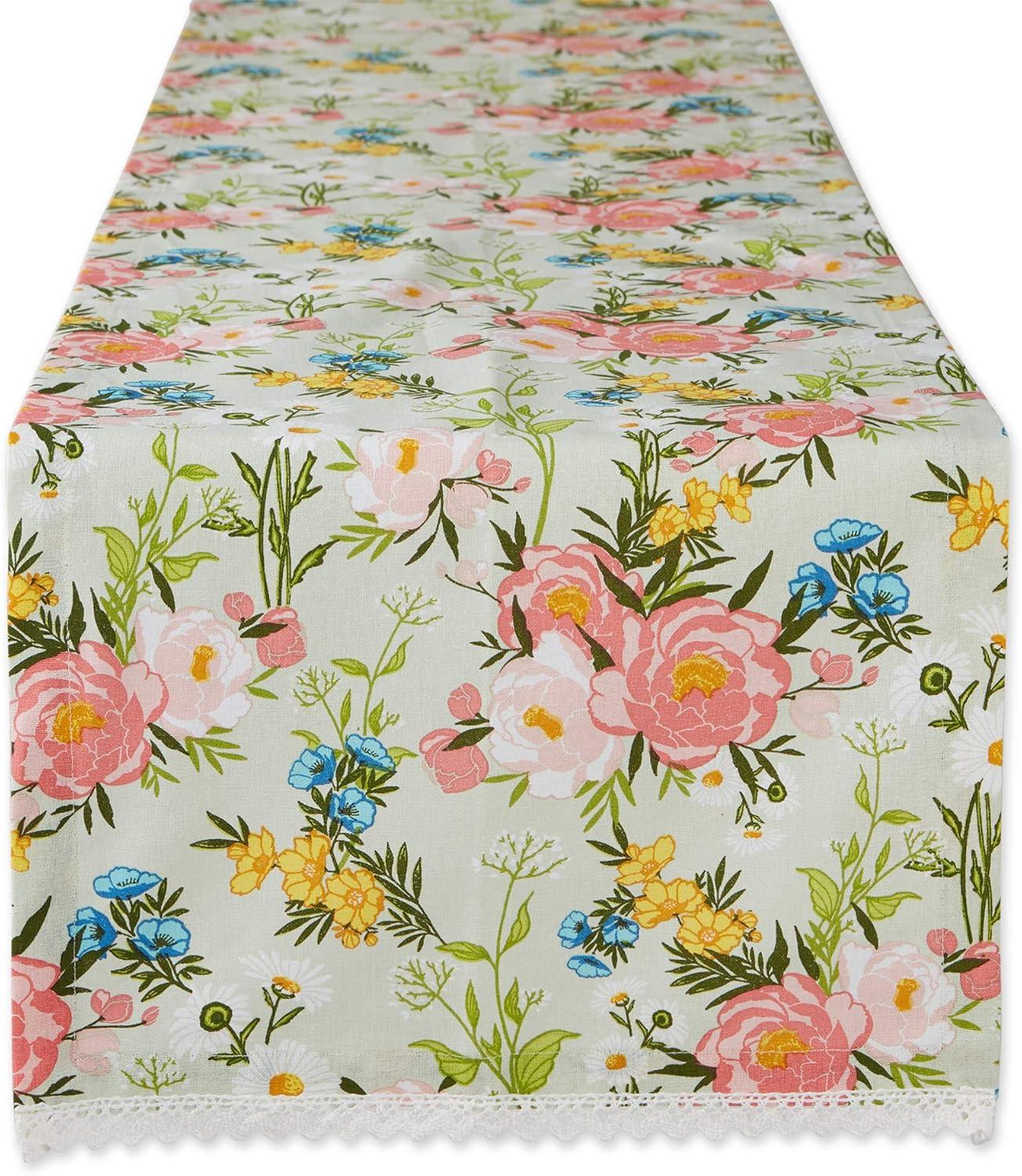 14x108 in. Spring Bouquet Print Table Runner