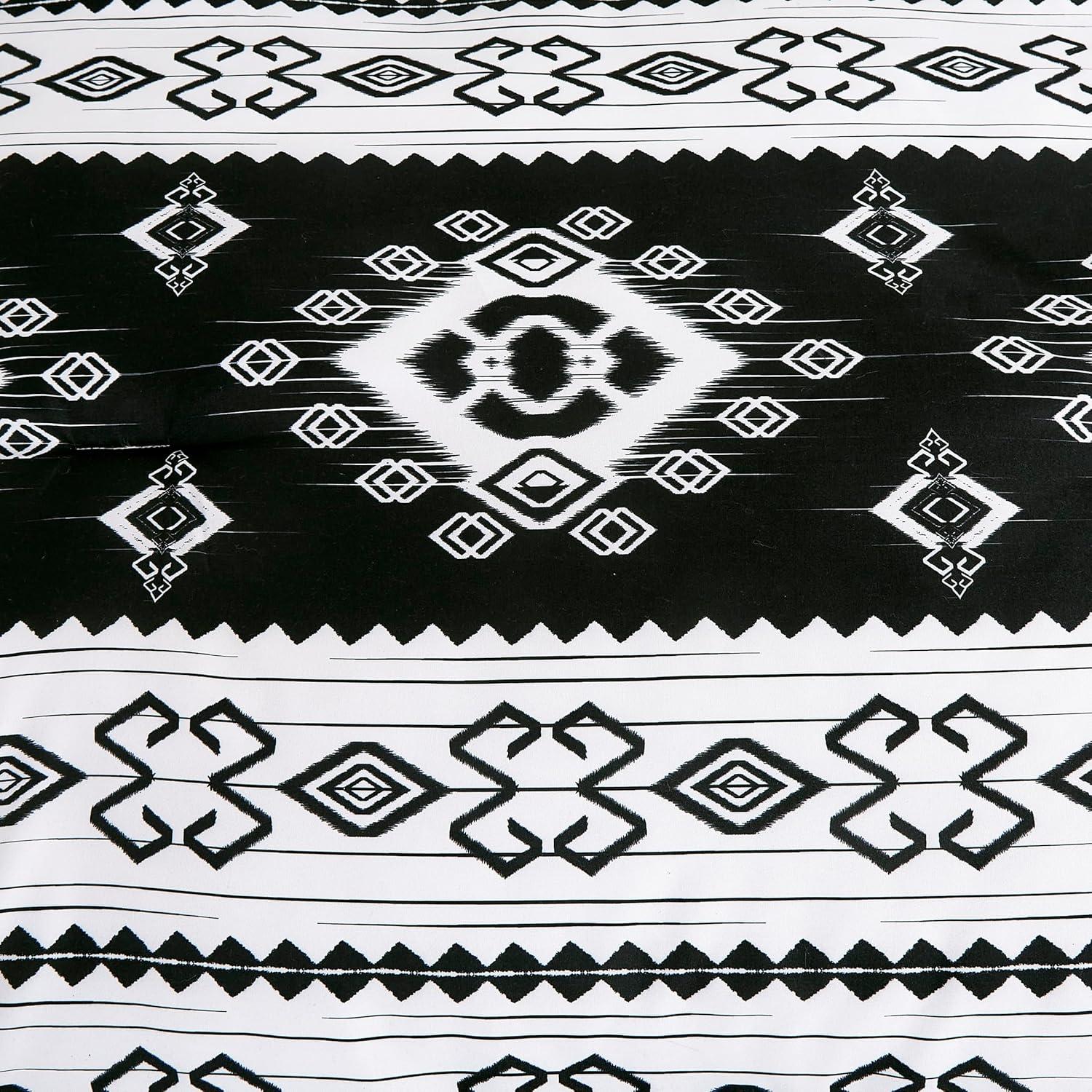 Chezmoi Collection Microfiber / Polyester Standard Geometric Shapes Comforter Set