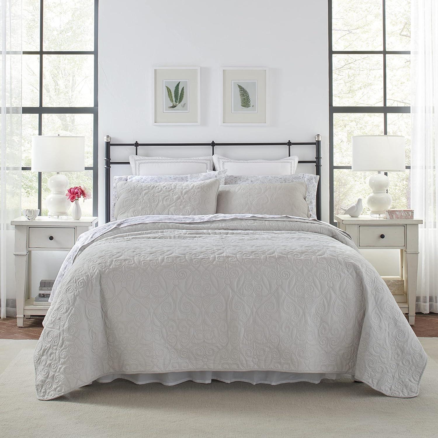 Laura Ashley Felicity Cotton Reversible Quilt Set