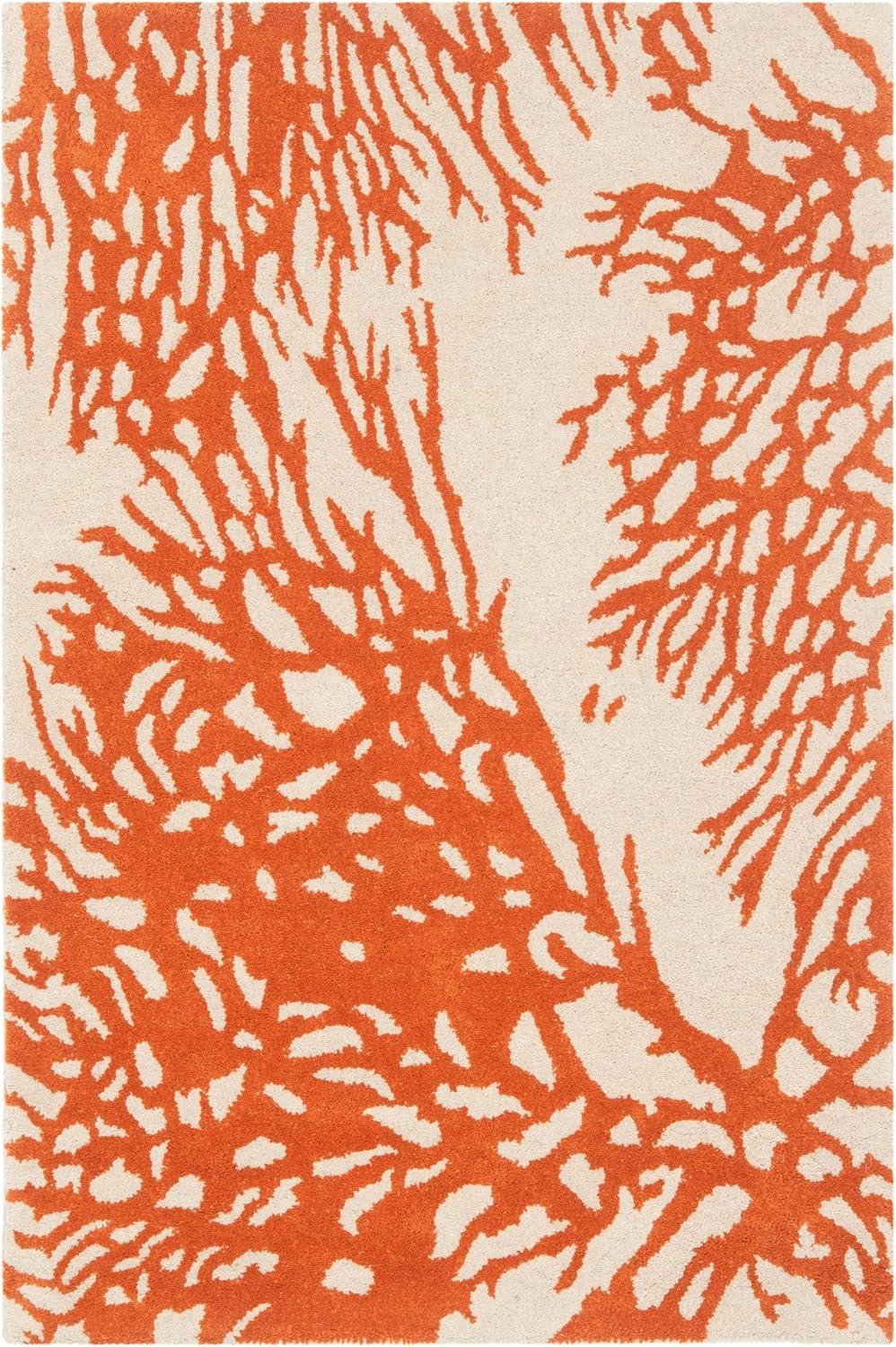 Bella BEL115 Hand Tufted Accent Rug - Beige/Terracotta - 2'6"x4' - Safavieh.