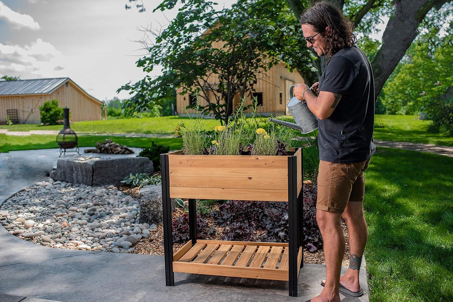 Mezza Cedar Raised Planter