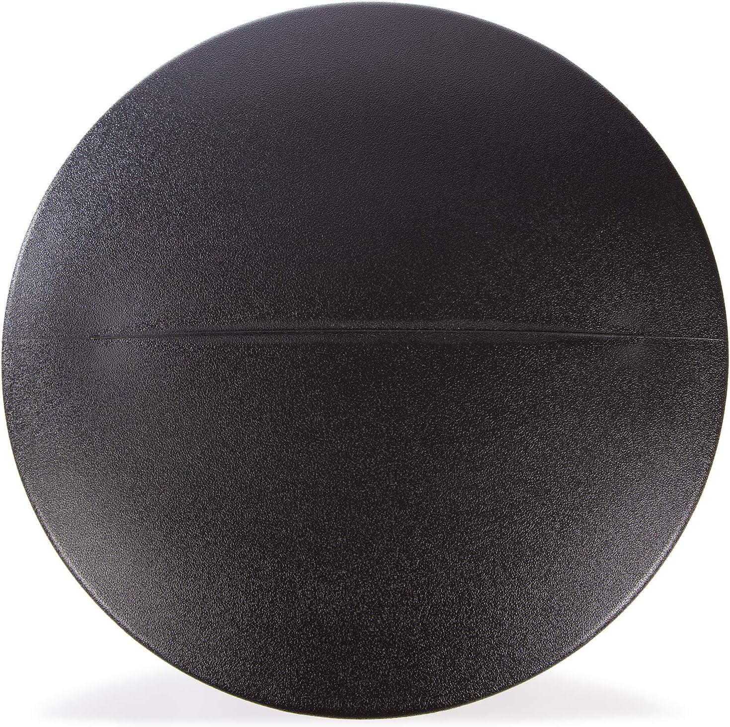 Black Ergonomic Drum Base Swivel Active Sitting Stool