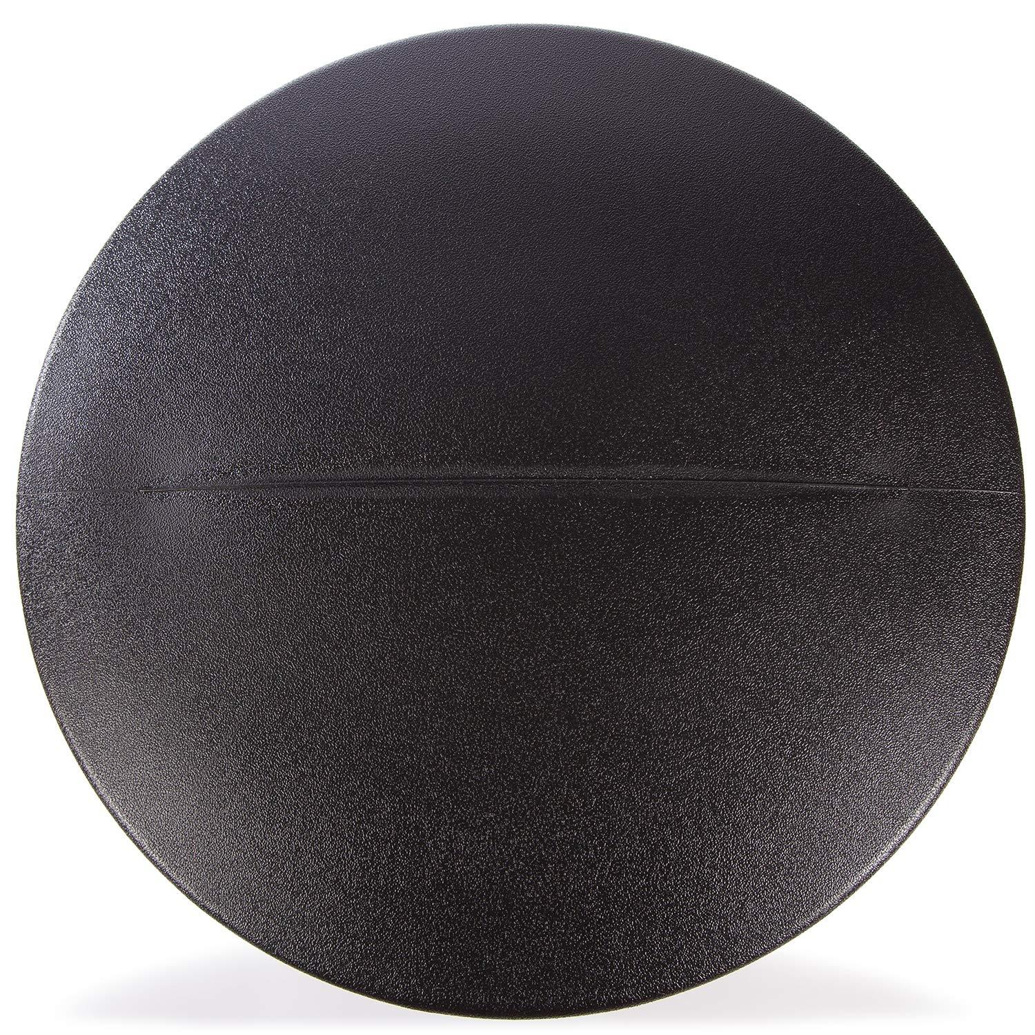 Black Ergonomic Drum Base Swivel Active Sitting Stool