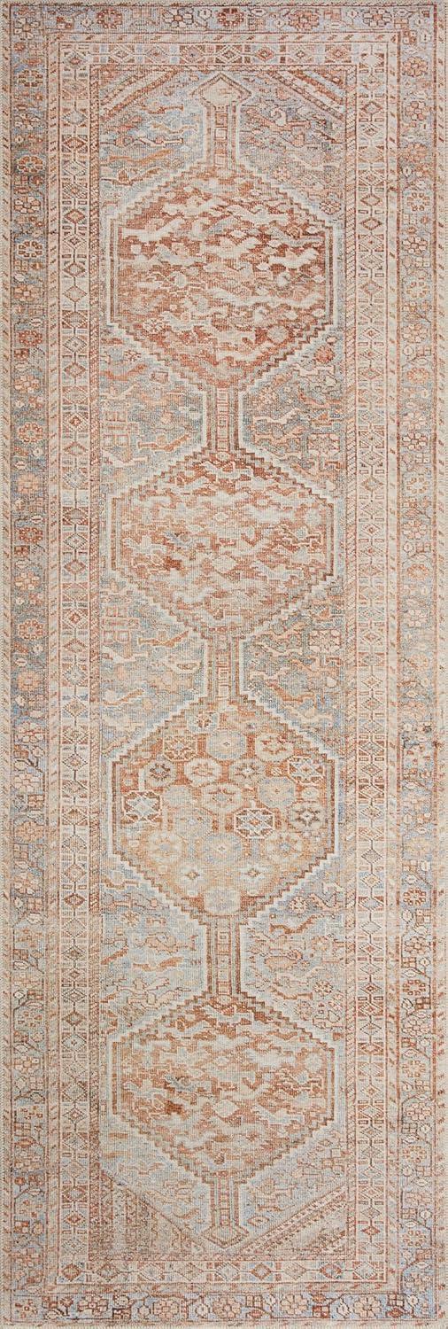 Jules Rug by Chris Loves Julia x Loloi - Tangerine and Mist / 9'6" x 14"
