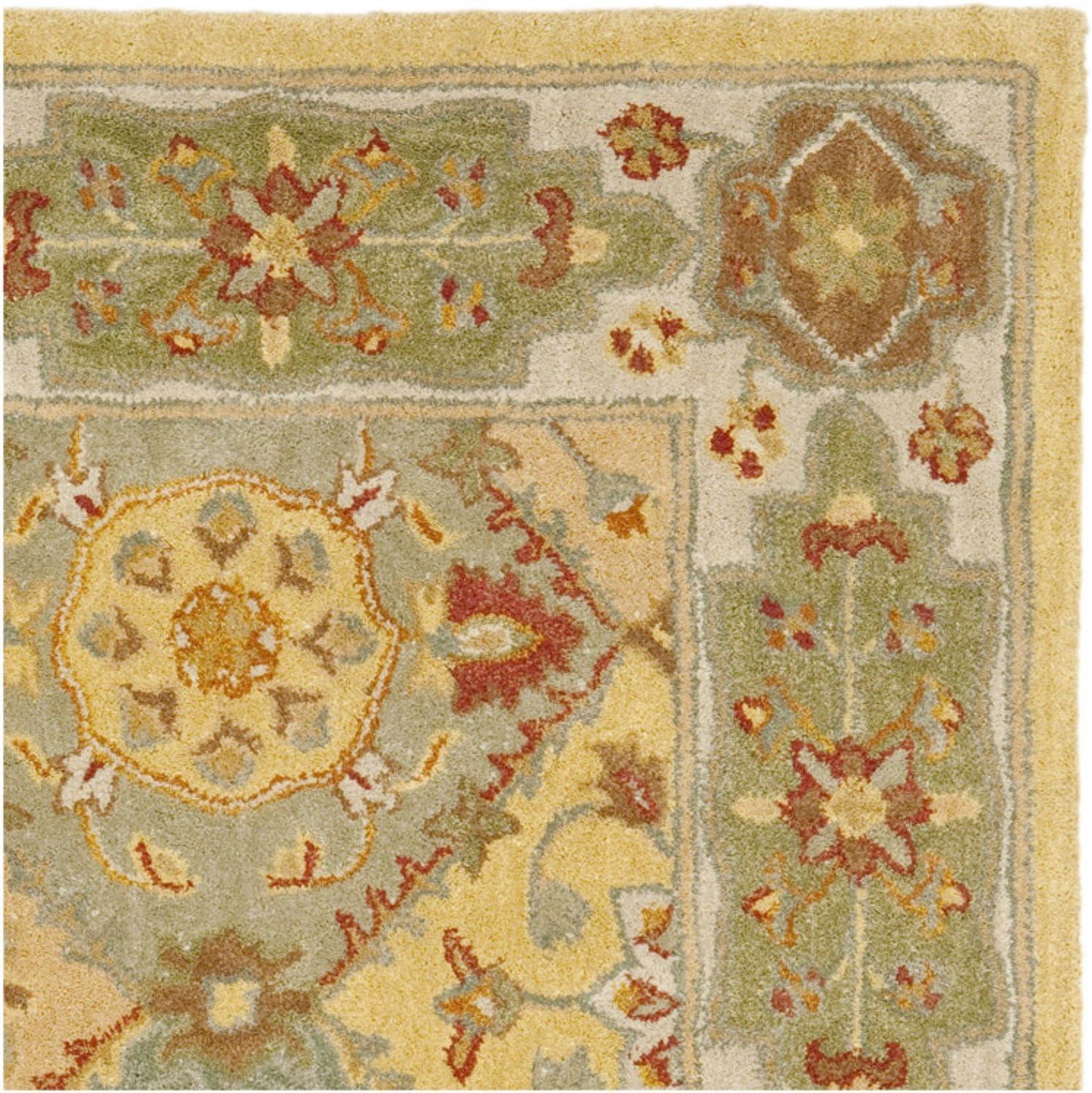 SAFAVIEH Heritage Regius Traditional Wool Area Rug, Multi/Ivory, 9'6" x 13'6"