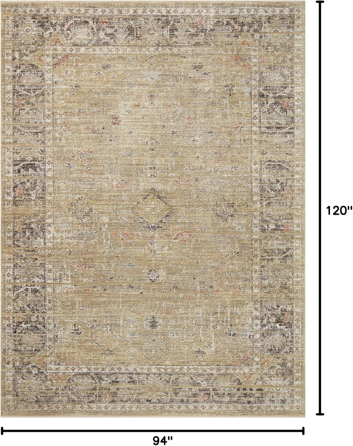 Magnolia Home By Joanna Gaines X Loloi Millie Gold / Charcoal Area Rug