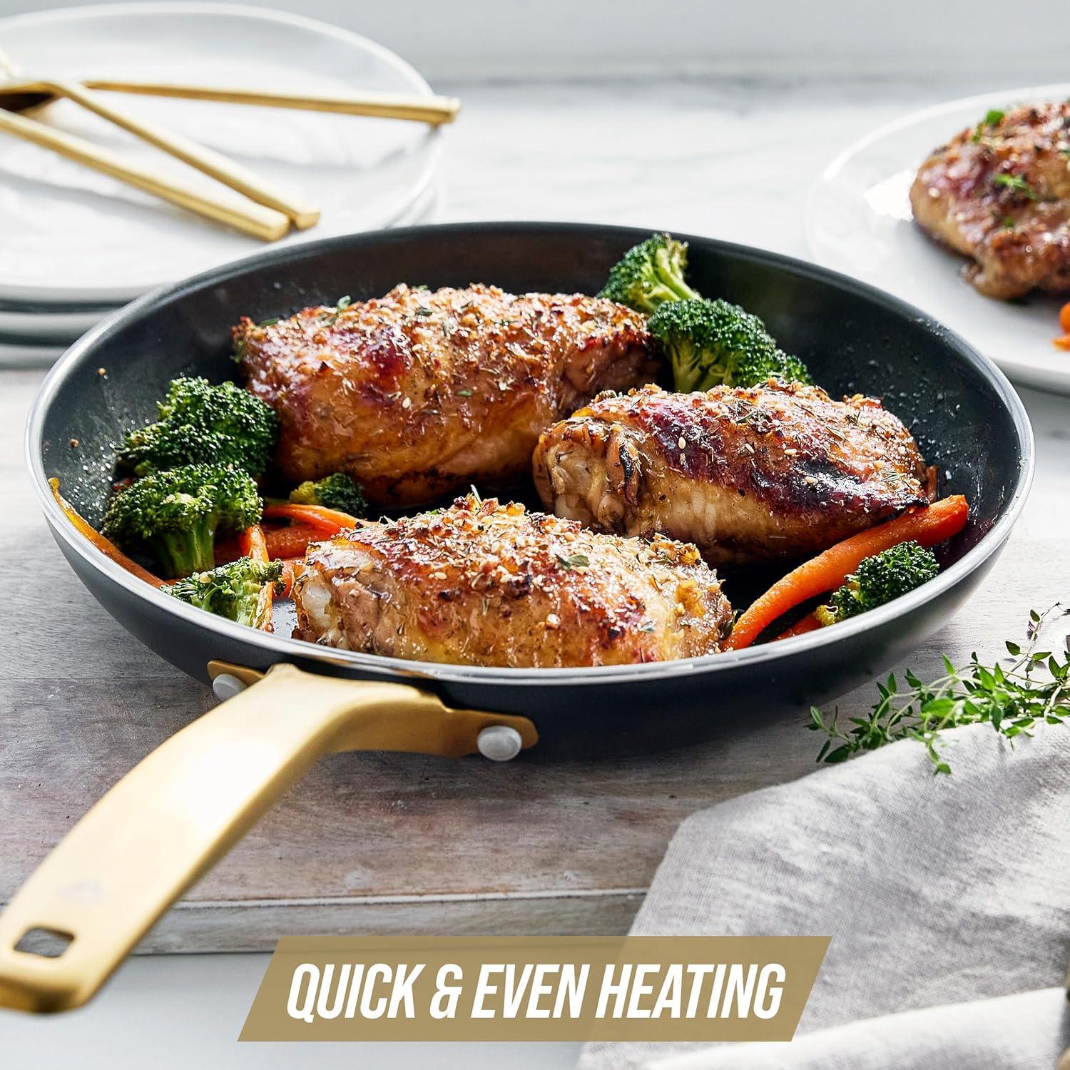 Blue Diamond Blue Diamond Gold Edition Nonstick Fry Pan