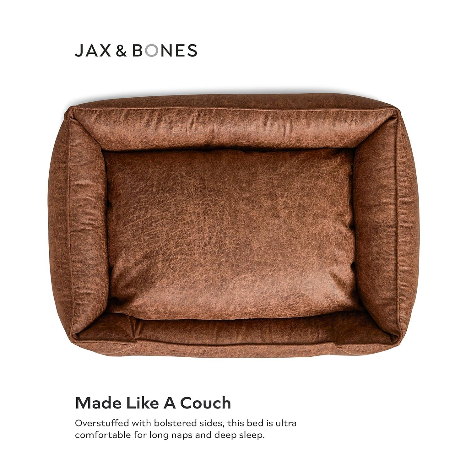 Jax & Bones Striped Polyester Pet Bed