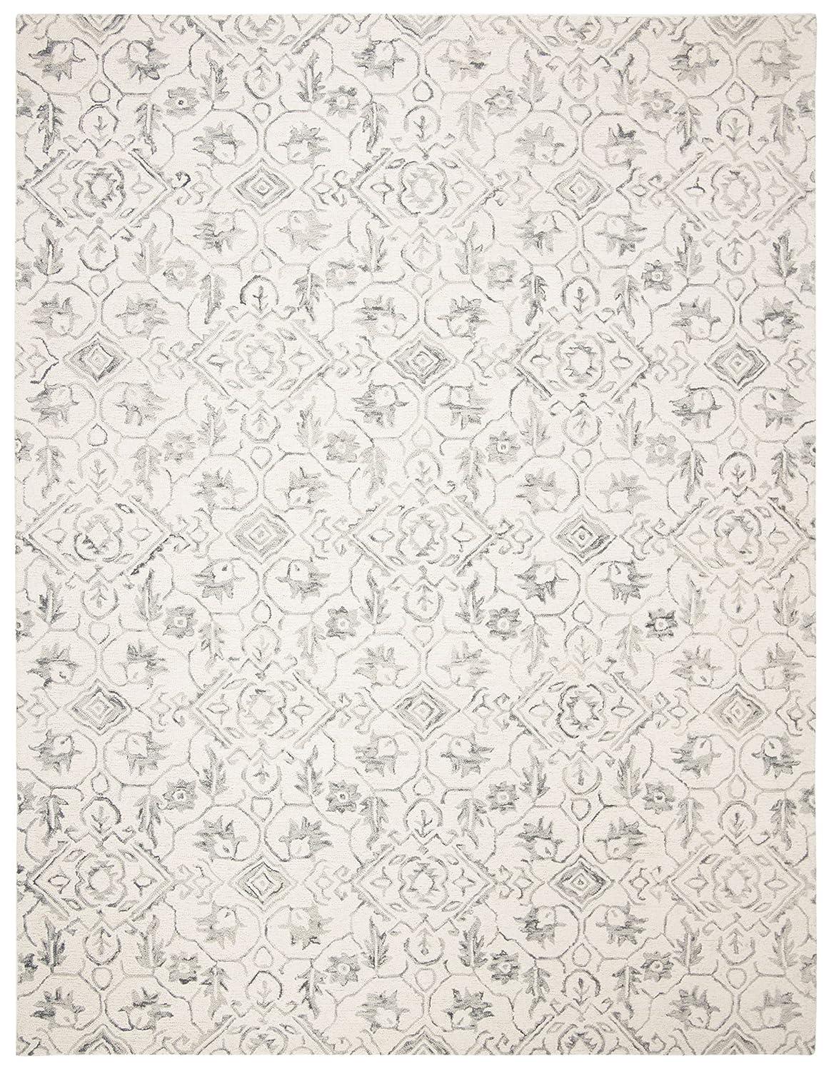 Dip Dye DDY902 Hand Tufted Area Rug - Grey/Ivory - 8'x10' - Safavieh.