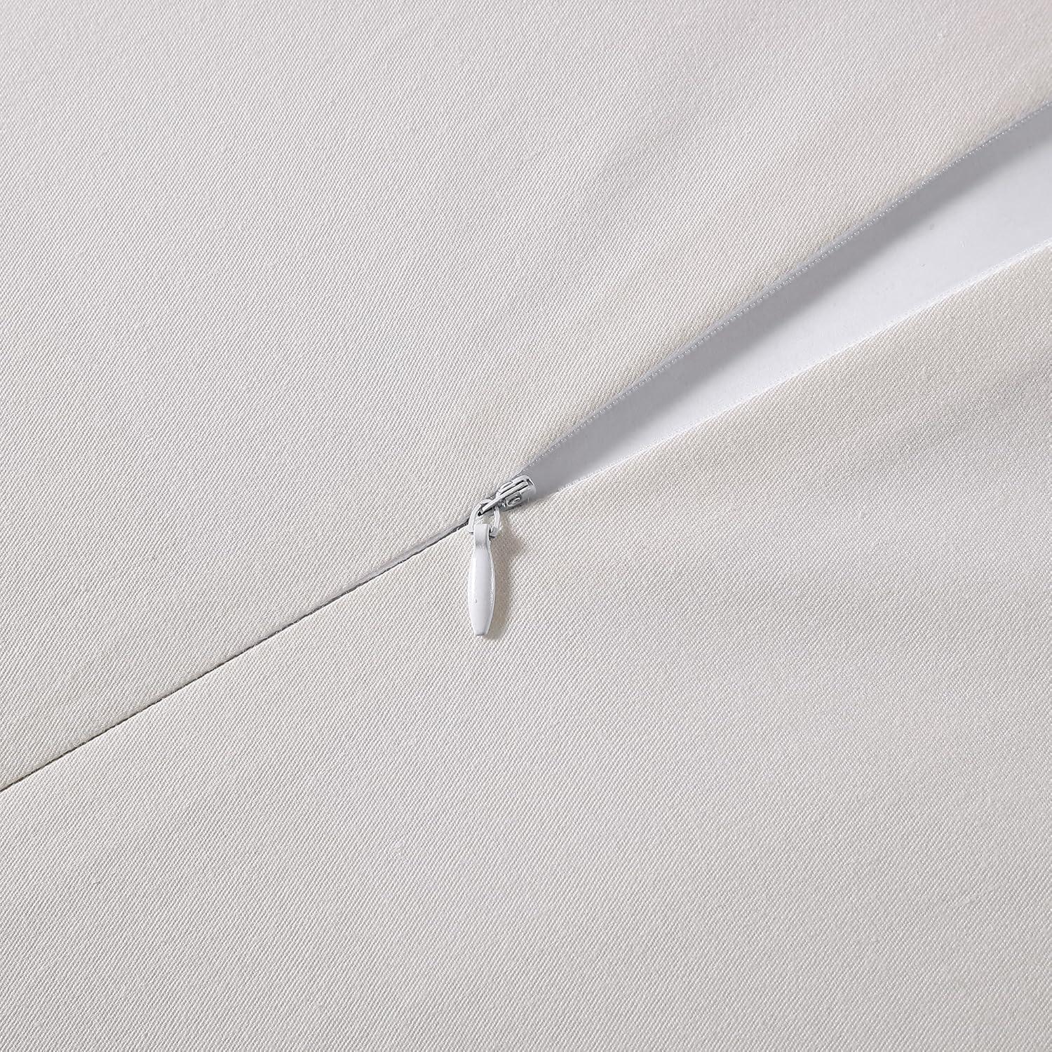 Chenille Herringbone Classic Modern Rustic Twill Woven 3 Pieces Duvet Cover Set