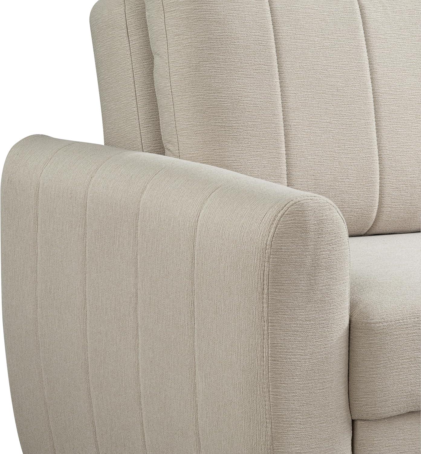 Serta Lowry 66.5" Full-Size Upholstered Convertible Sleeper Loveseat