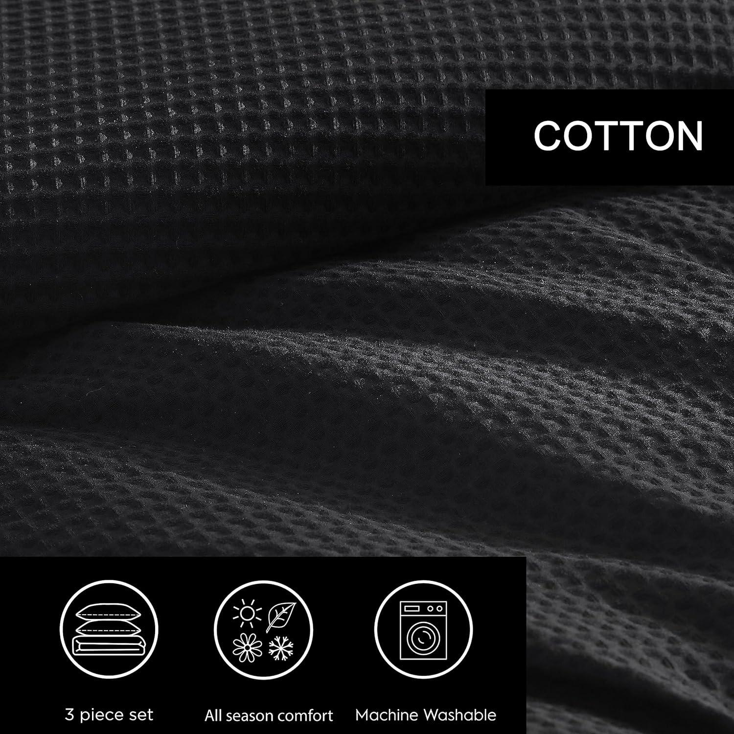 Vera Wang Vera Wang Waffle Pique Solid Cotton Comforter Set