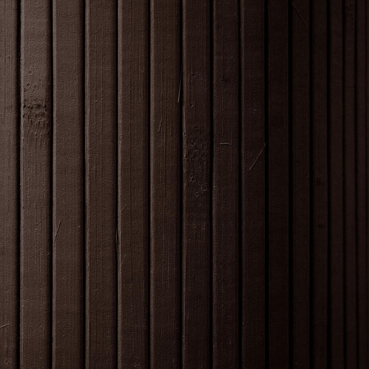 6 ft. Tall Bamboo Wave Screen - Dark Mocha