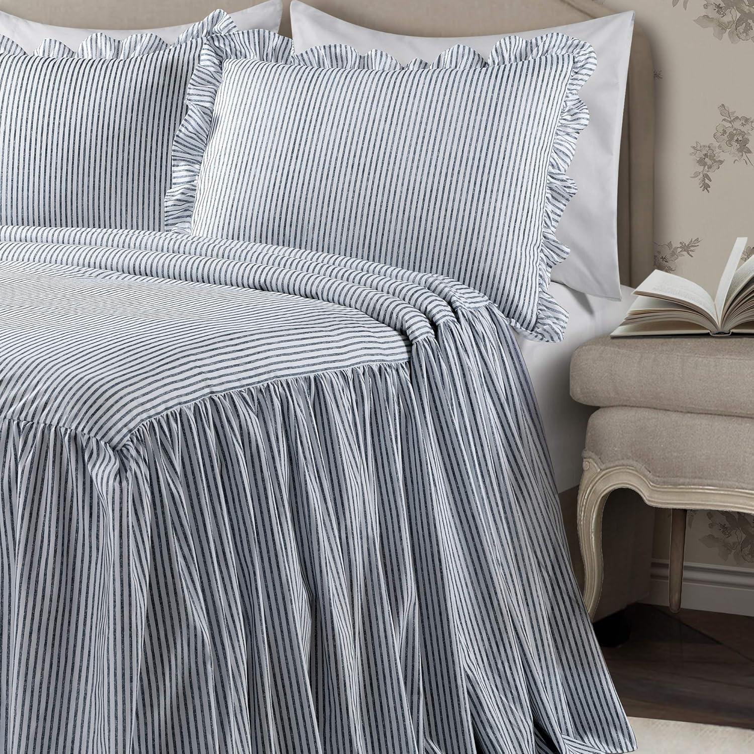 Lush Decor Reyna Microfiber Reversible 3 Piece Bedspread Set