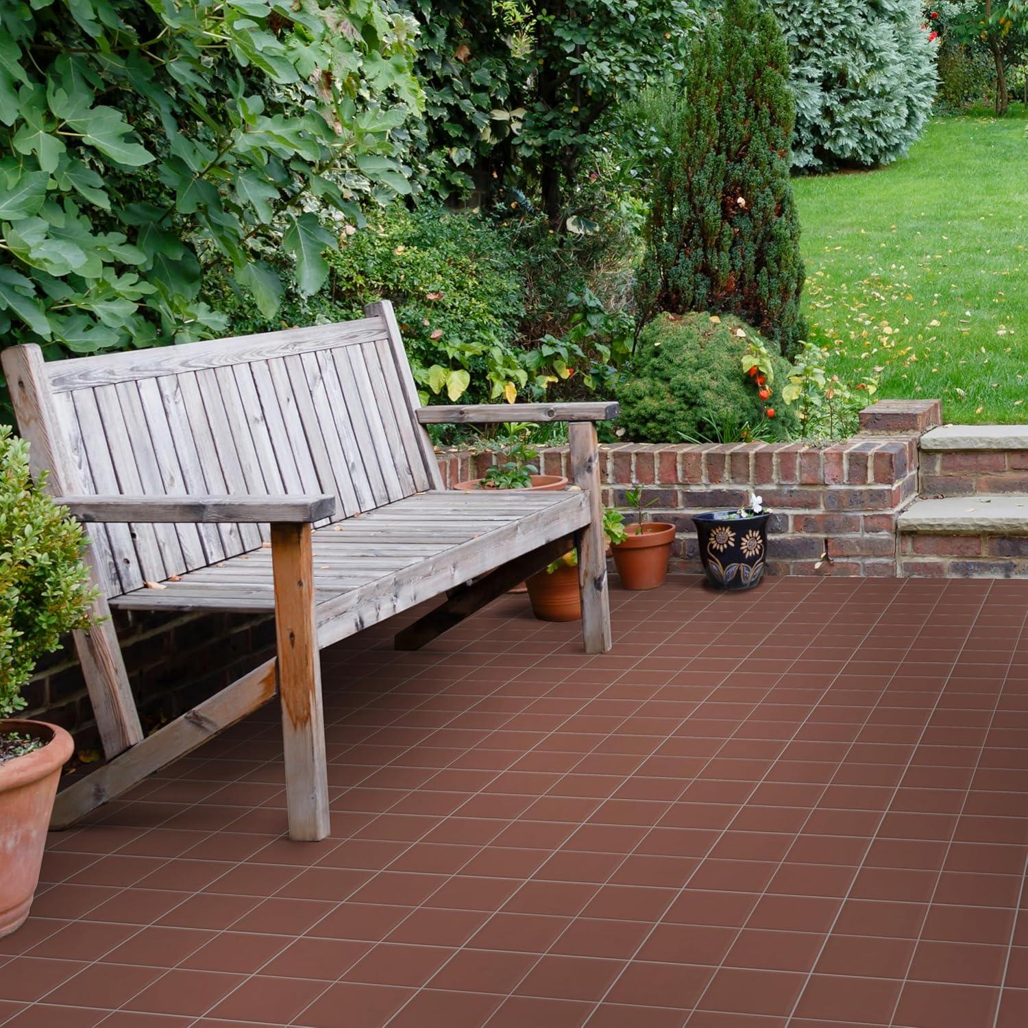 Quarry Red 5-7/8 in. x 5-7/8 in. Ceramic Floor and Wall Tile (5.98 sq. ft./Case)