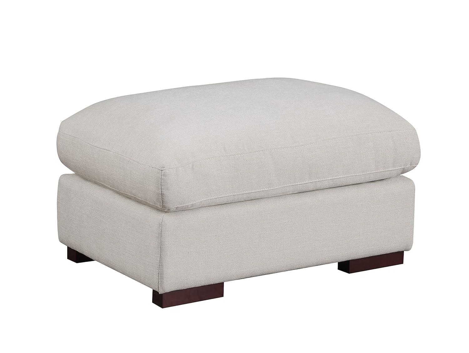 Biaggio Linen Blend Sectional with 2 Ottomans,Sectional Couch