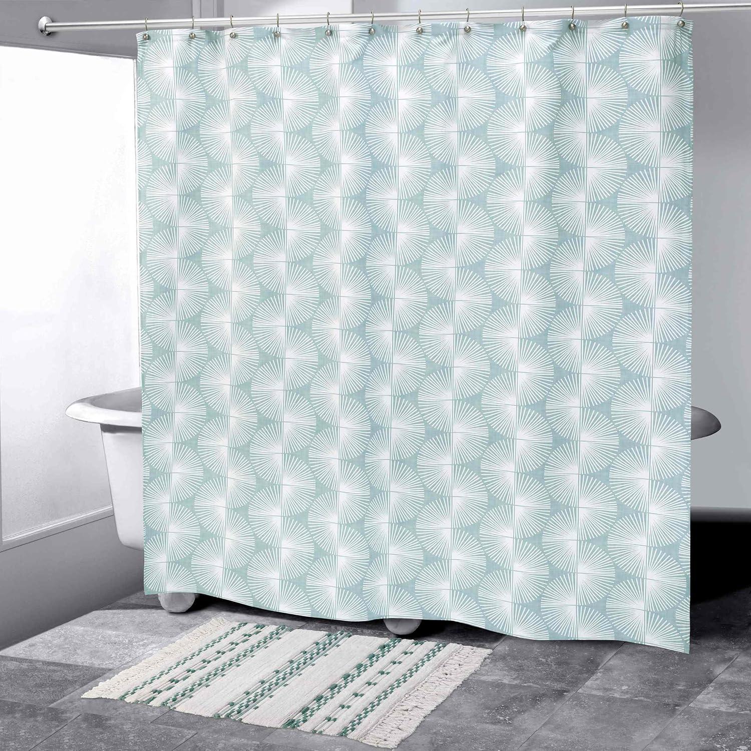 Nicole Miller Home Nicole Miller Kendall Geometric Shower Curtain