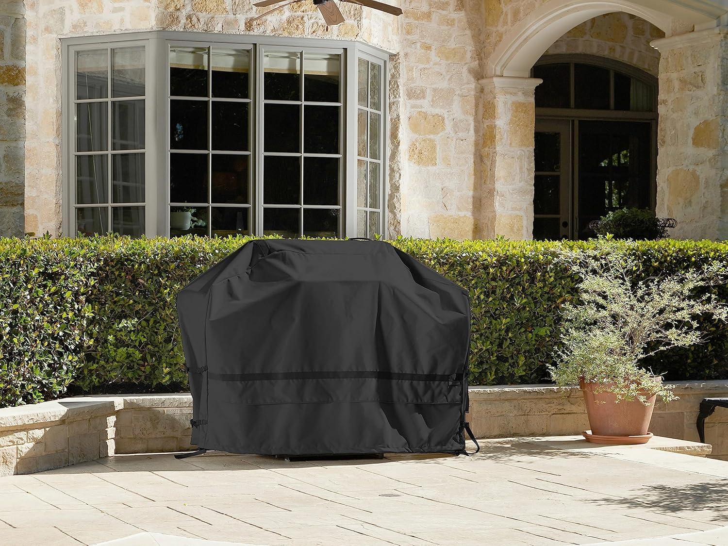 Covermates Grill Cover - Weather Resistant Outdoor Cover, Heavy Duty bbq Covers for Large Outdoor Kitchen, Prestige 900D Polyester, 60 Inch, Black