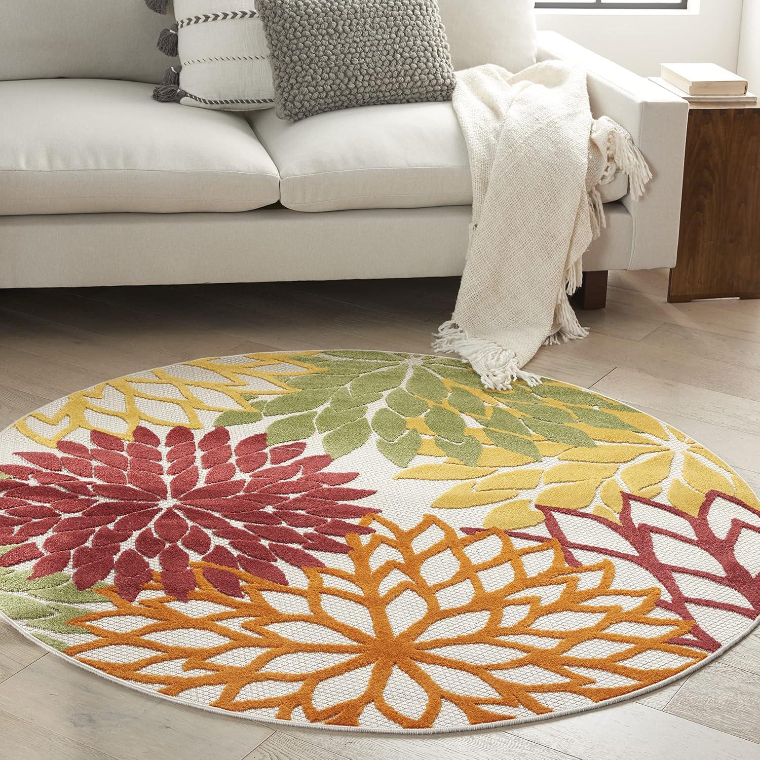 Nourison Aloha Floral Bloom Indoor Outdoor Rug