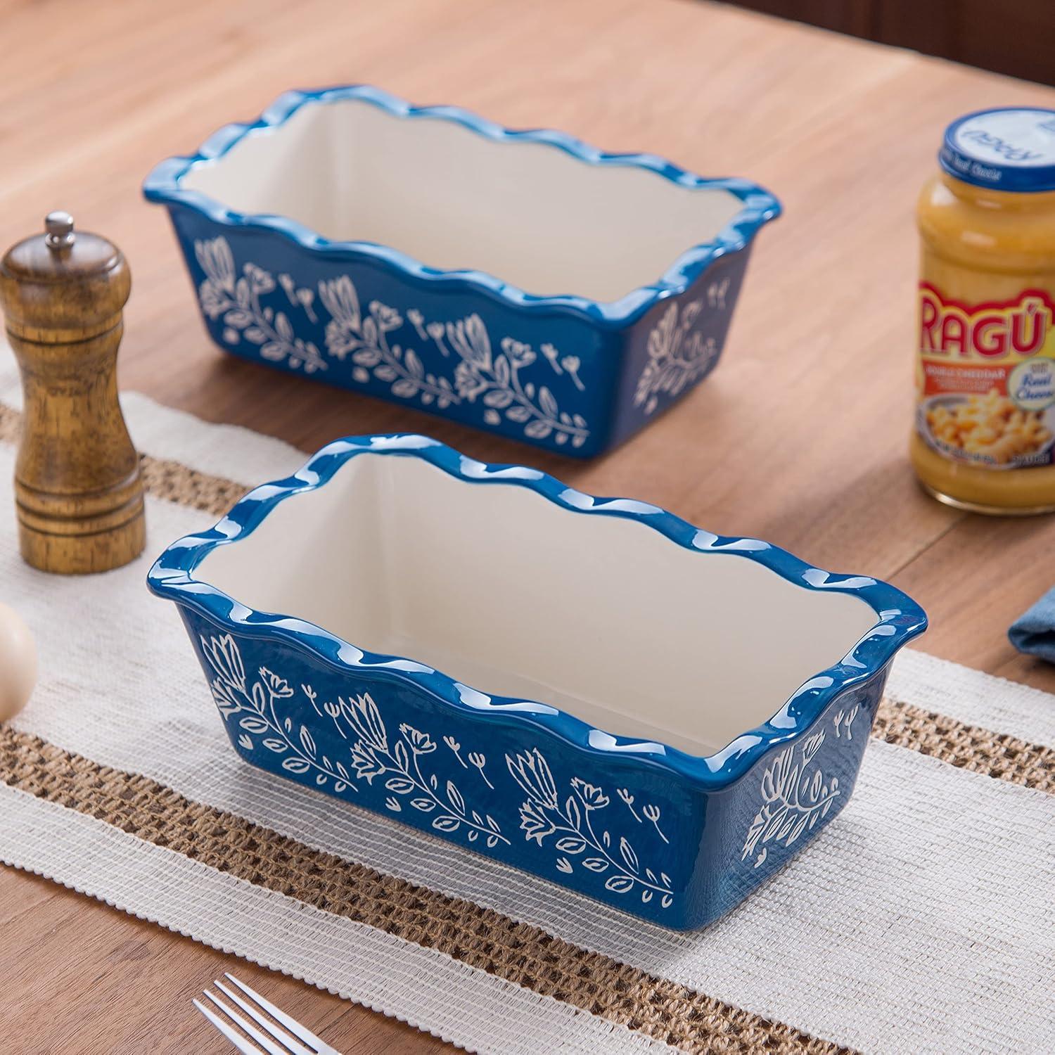 Wisenvoy Porcelain and Ceramic Bread Loaf Pan