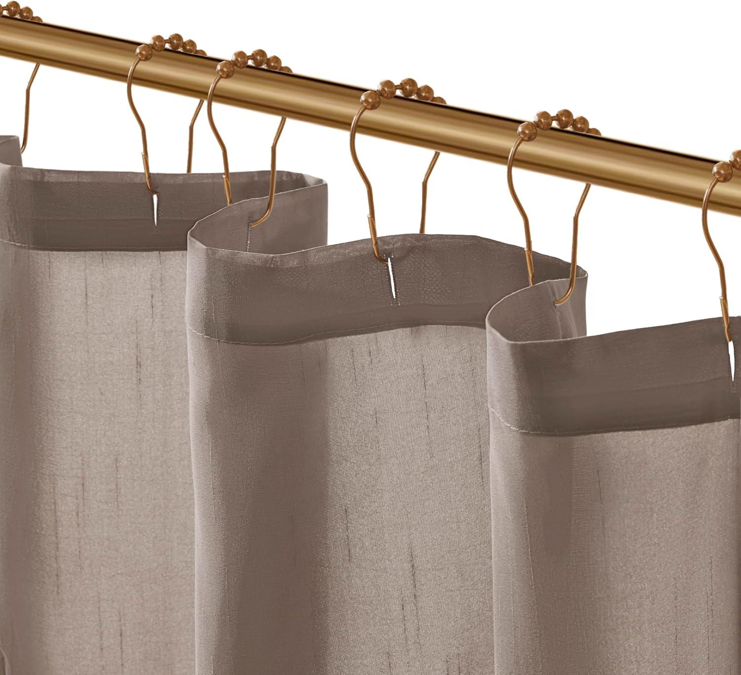 Madison Park Laurel Tufted Semi-Sheer Shower Curtain