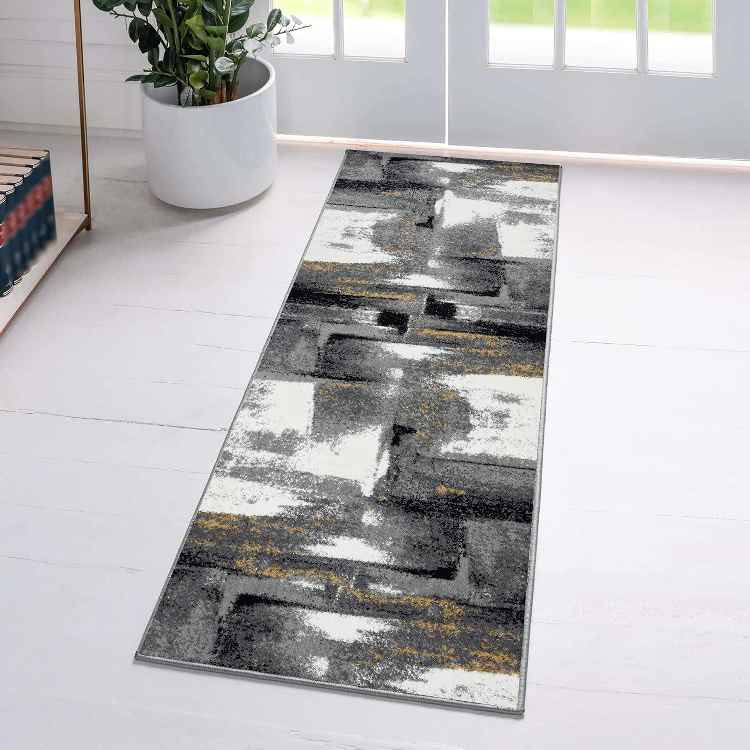 Luxe Weavers Contemporary Abstract Area Rug