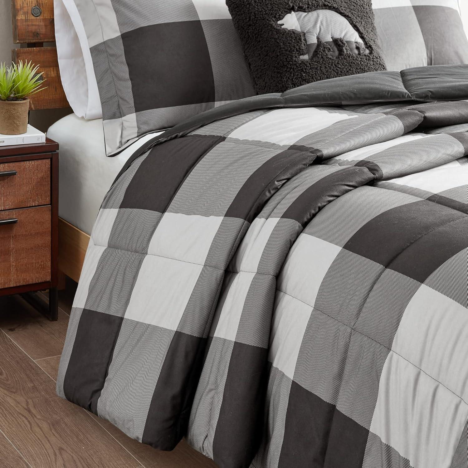 Woolrich Hudson Valley Down Alternative Buffalo Check Comforter Set