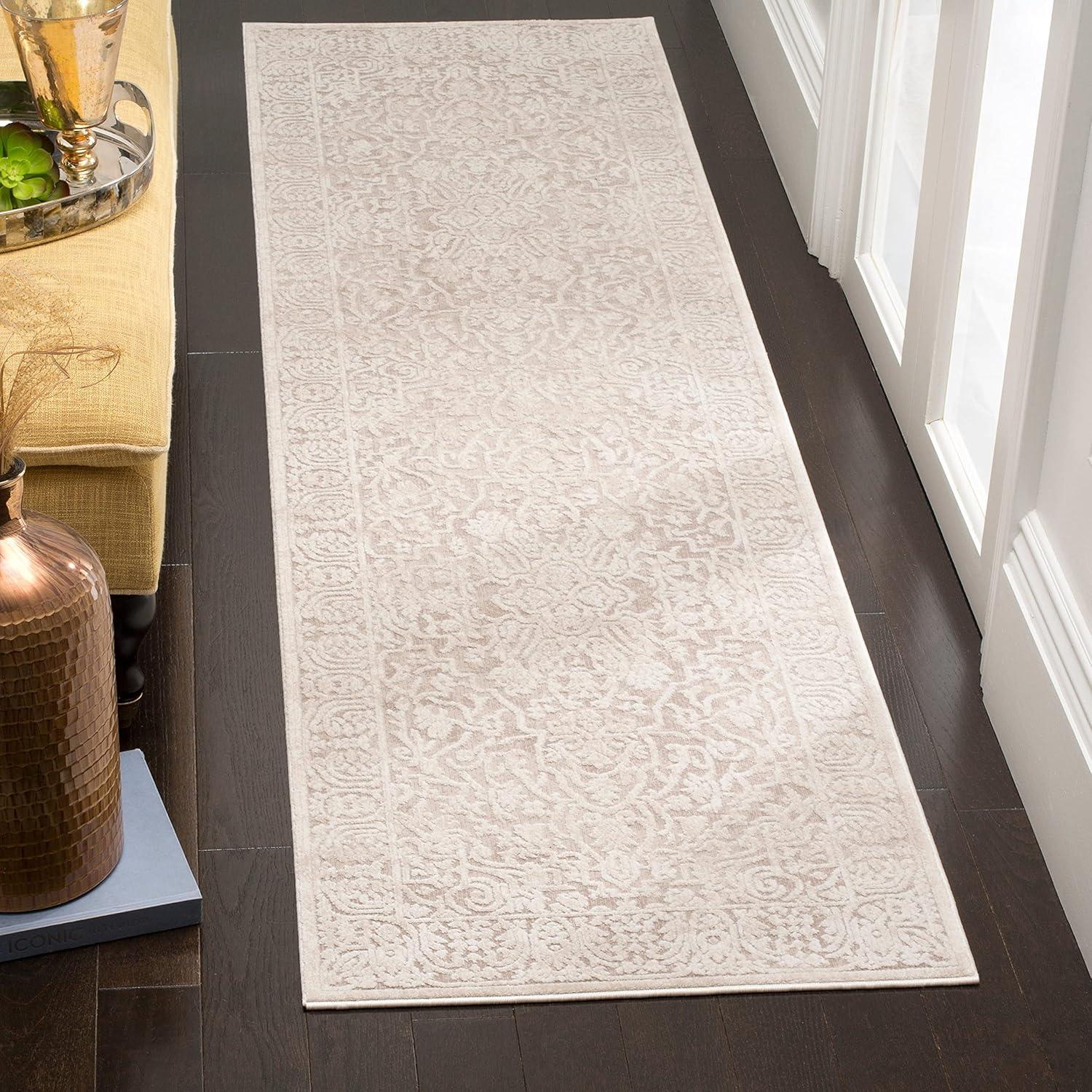 SAFAVIEH Reflection Alayna Traditional Area Rug, Beige/Cream, 10' x 14'