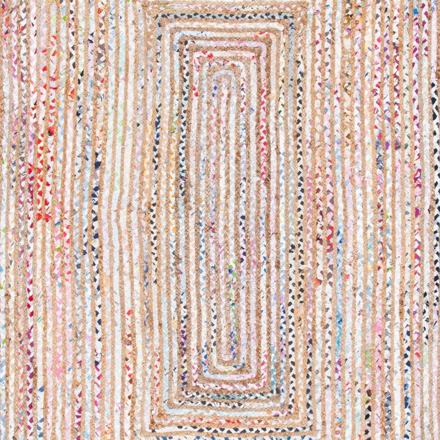 Cape Cod CAP201 Woven Indoor Area Rug - Beige/Multi - 8'x10' - Safavieh