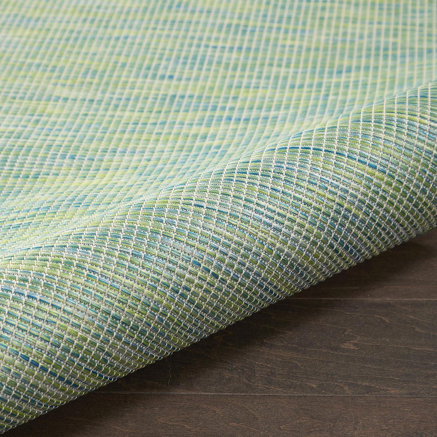 Nourison Positano POS01 Indoor/outdoor Area Rug - Blue/Green 5' x 7'