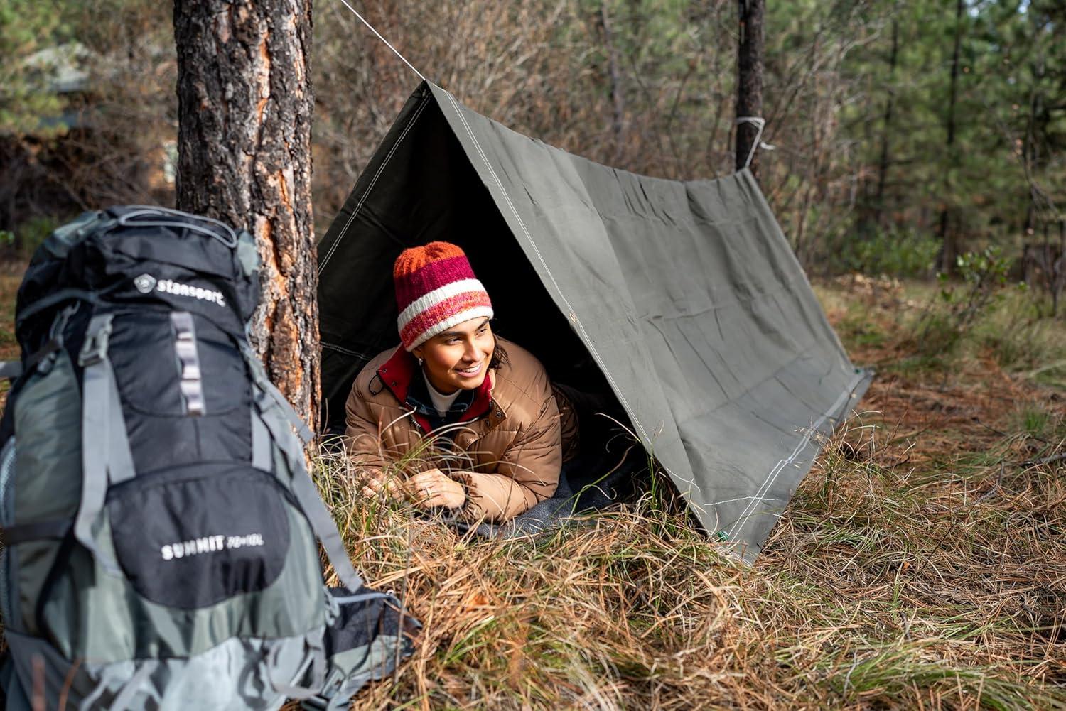 Stansport Heavy-Duty Canvas Tarp 8' x 10' | Wayfair