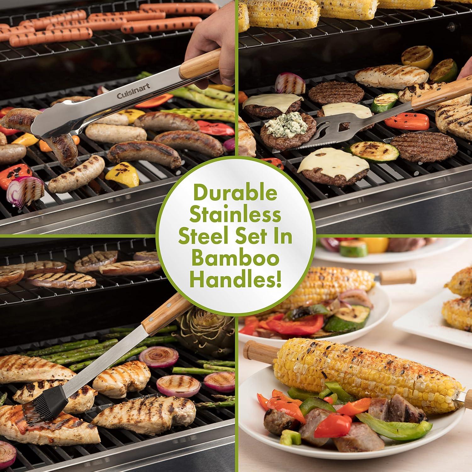 Cuisinart Cuisinart 13 Piece Bamboo Grilling Tool Set